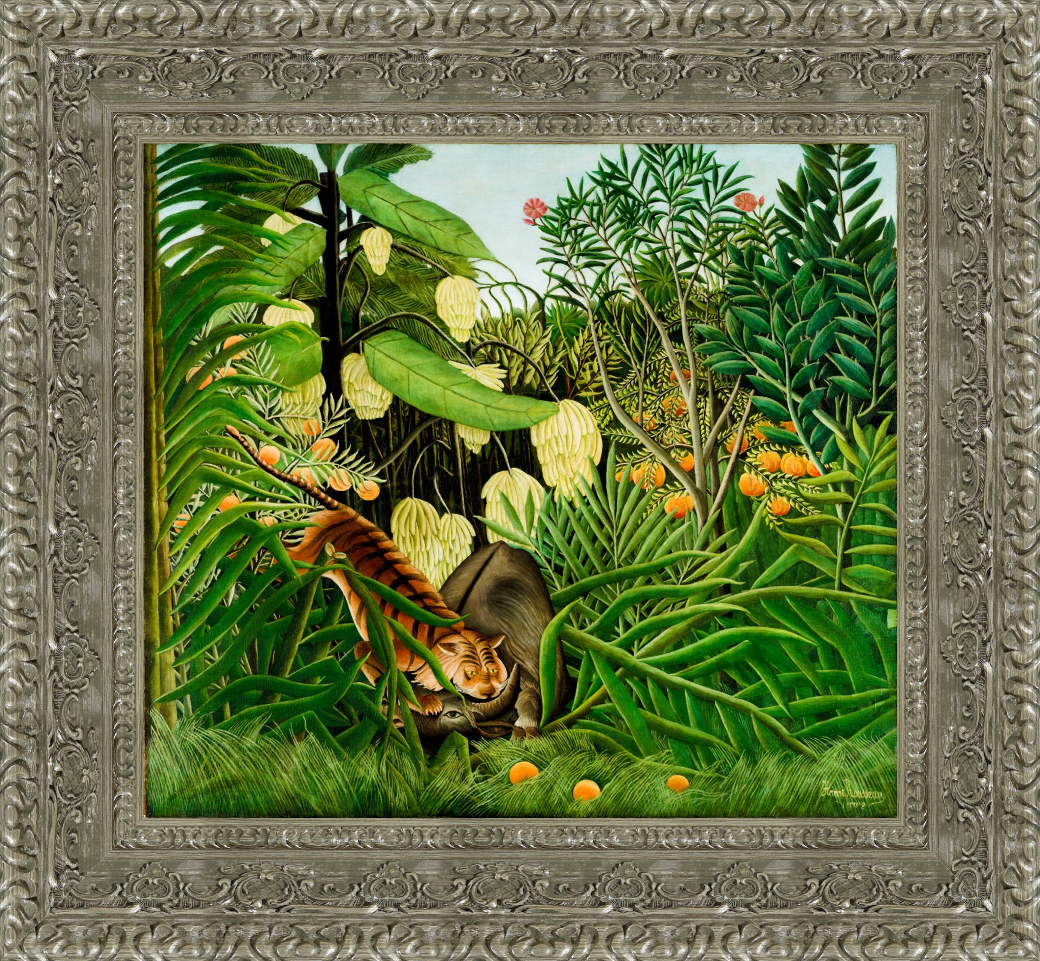 Combat of a Tiger and a Buffalo