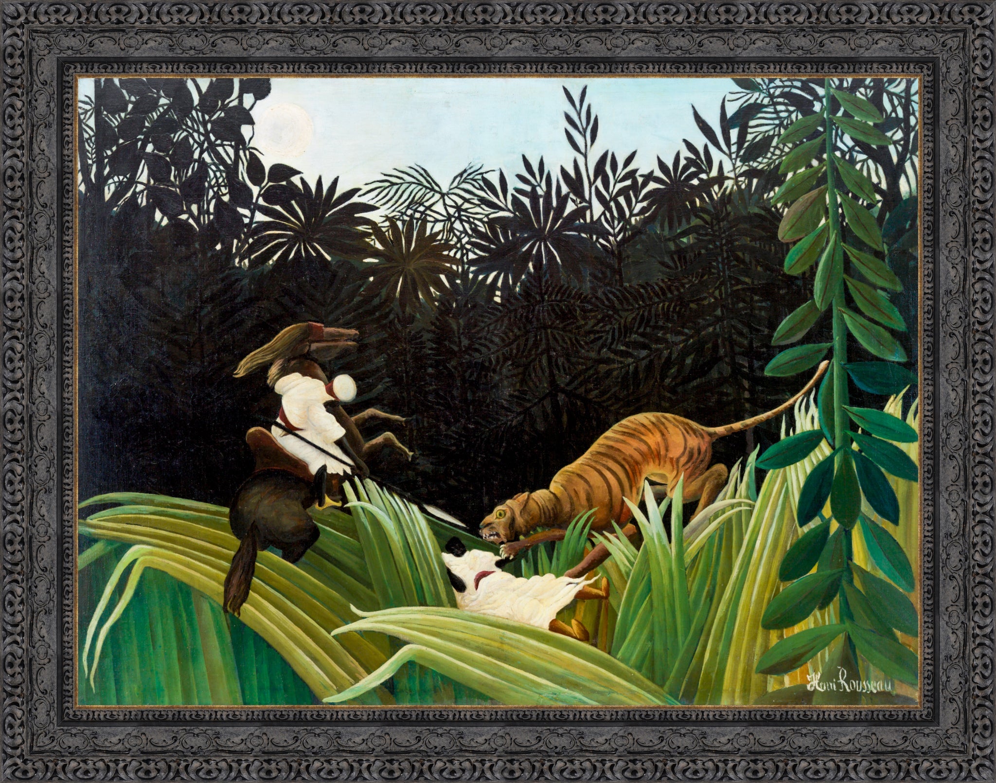 Scouts Attacked by a Tiger