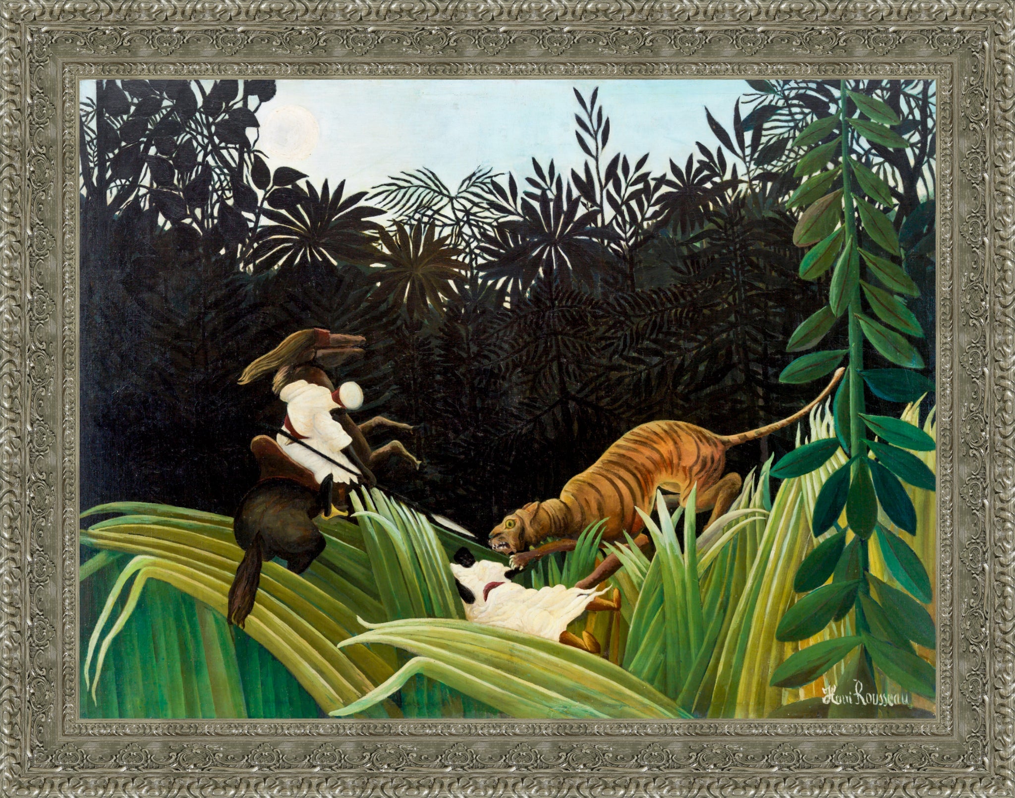 Scouts Attacked by a Tiger