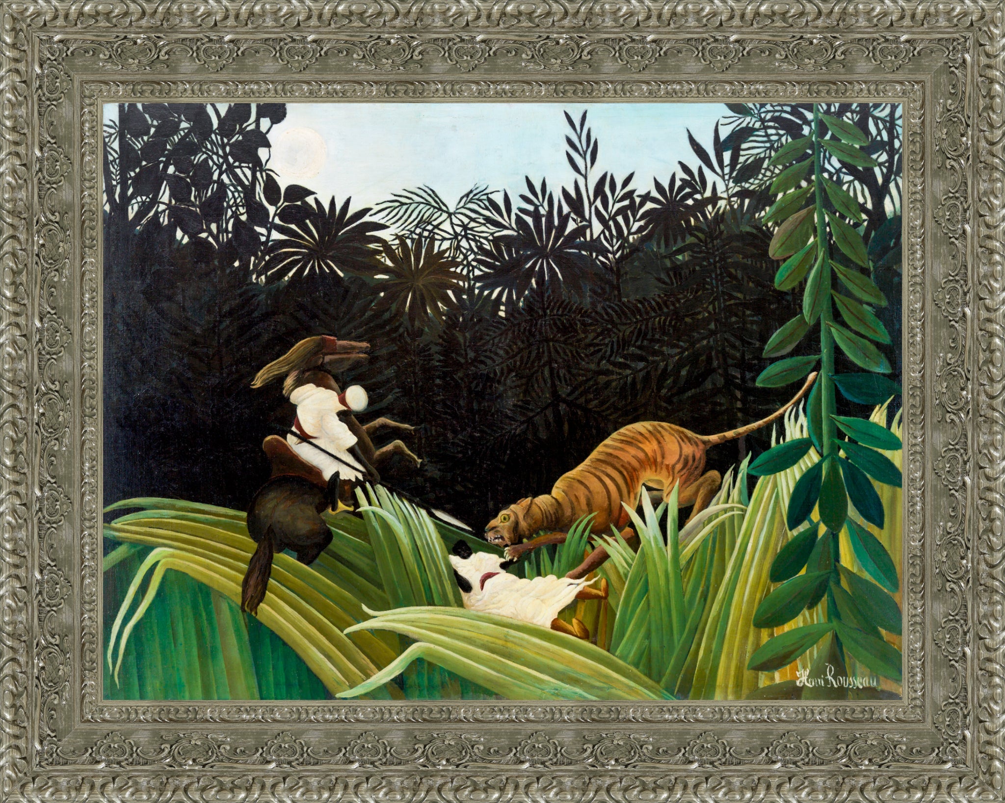 Scouts Attacked by a Tiger