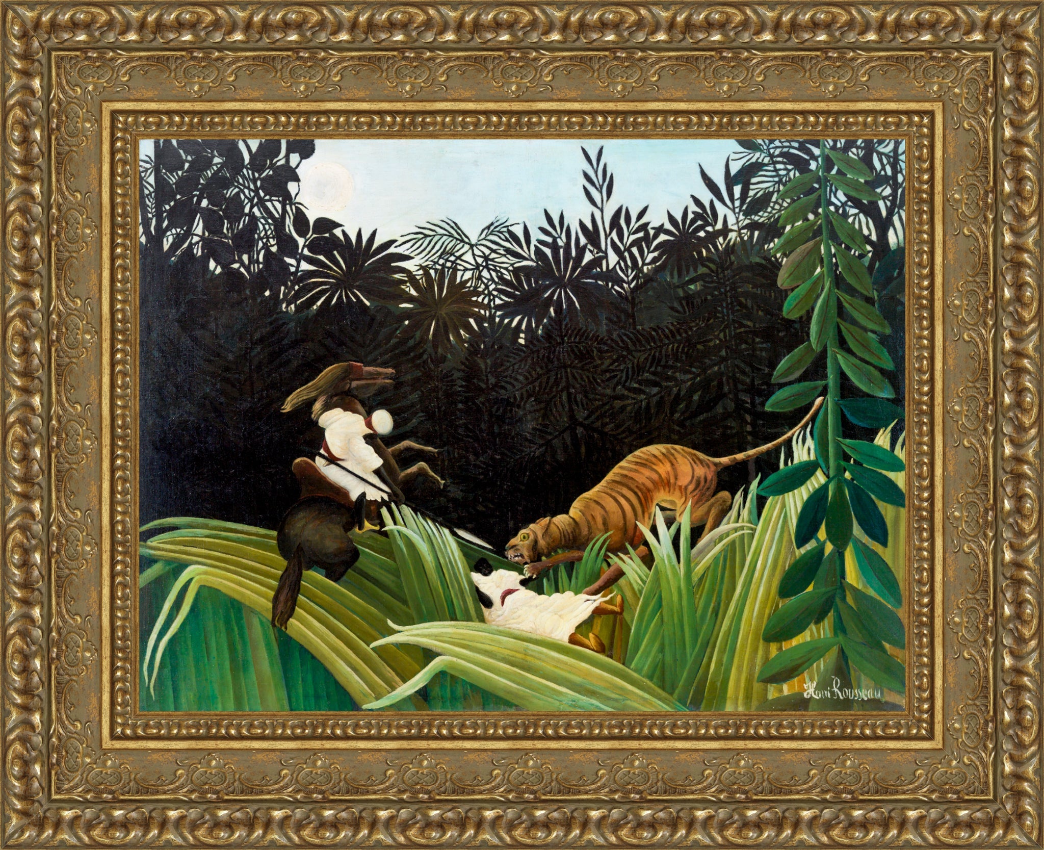 Scouts Attacked by a Tiger