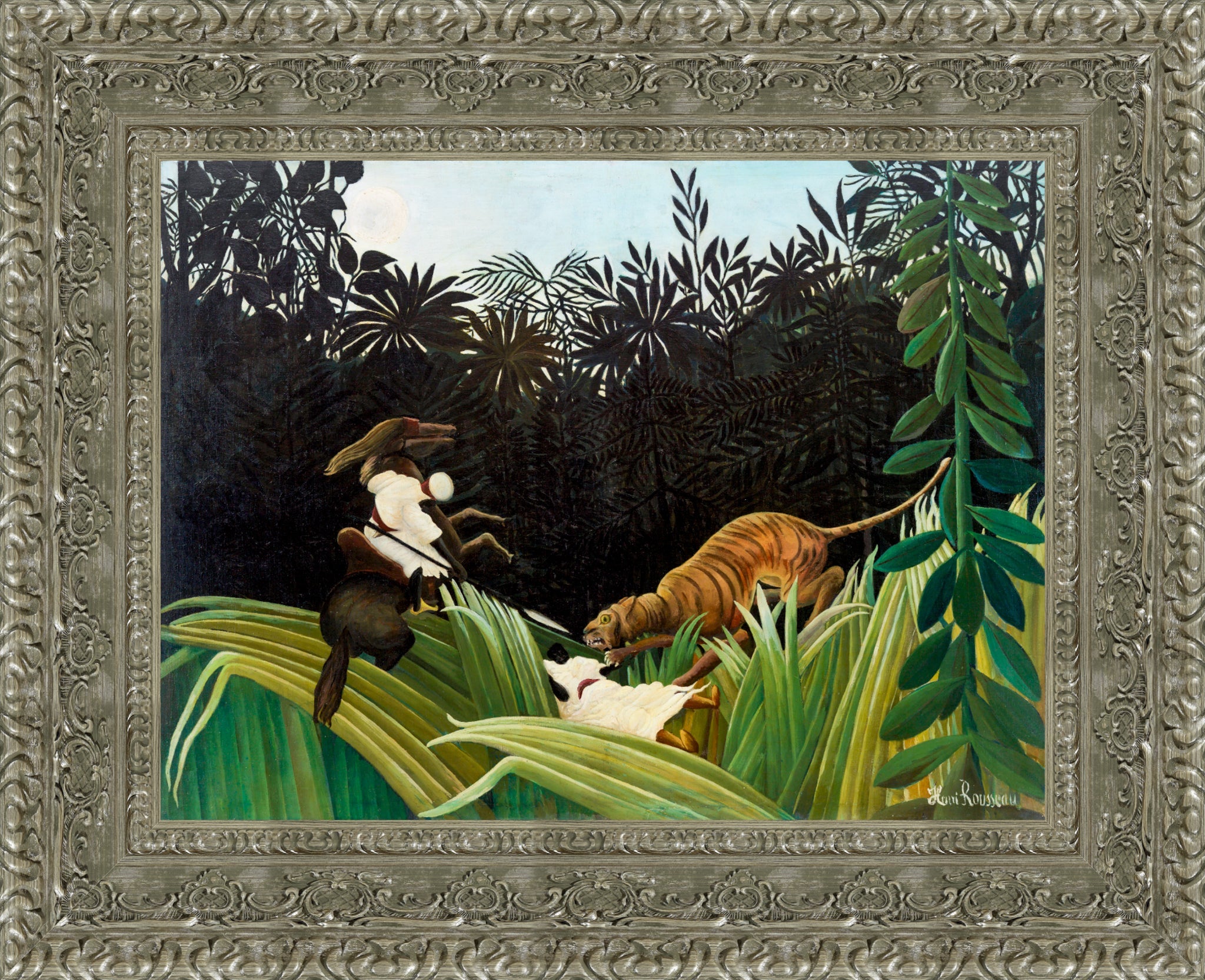 Scouts Attacked by a Tiger