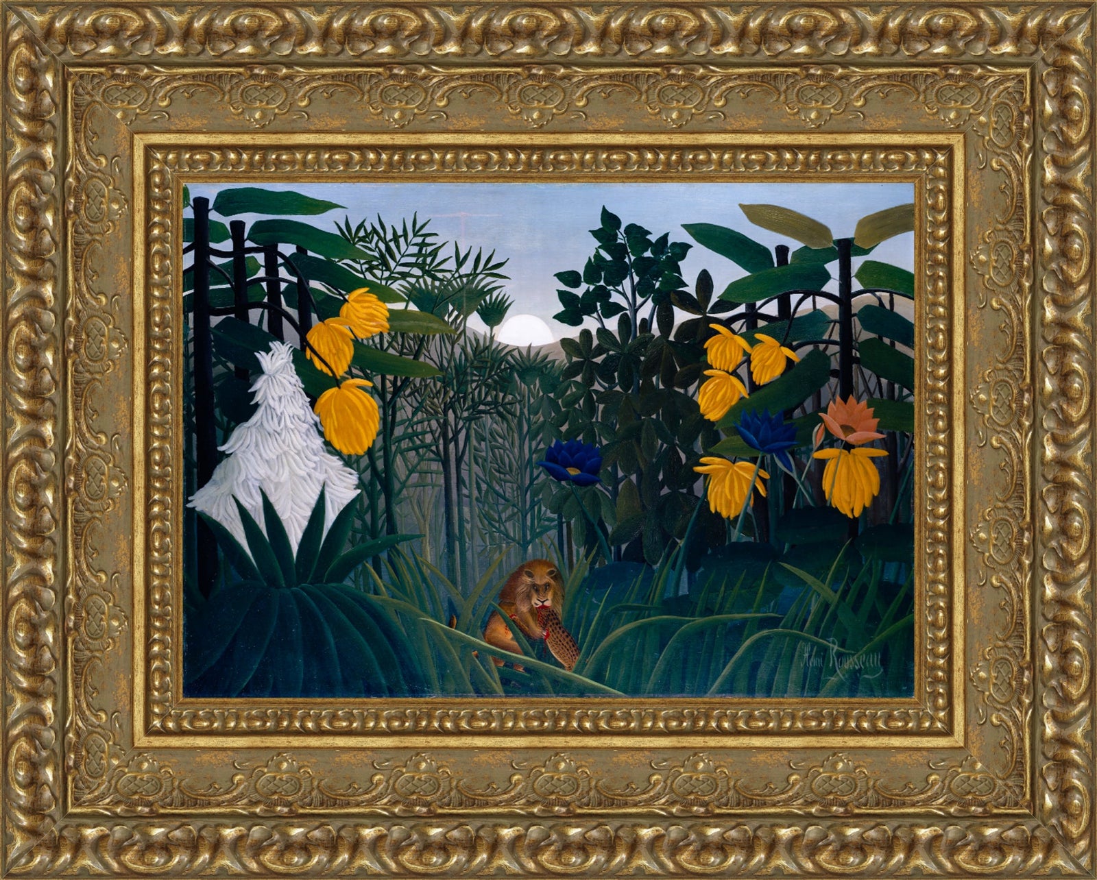 The Repast of the Lion (Le Repas du lion) – Henri Rousseau, 1907