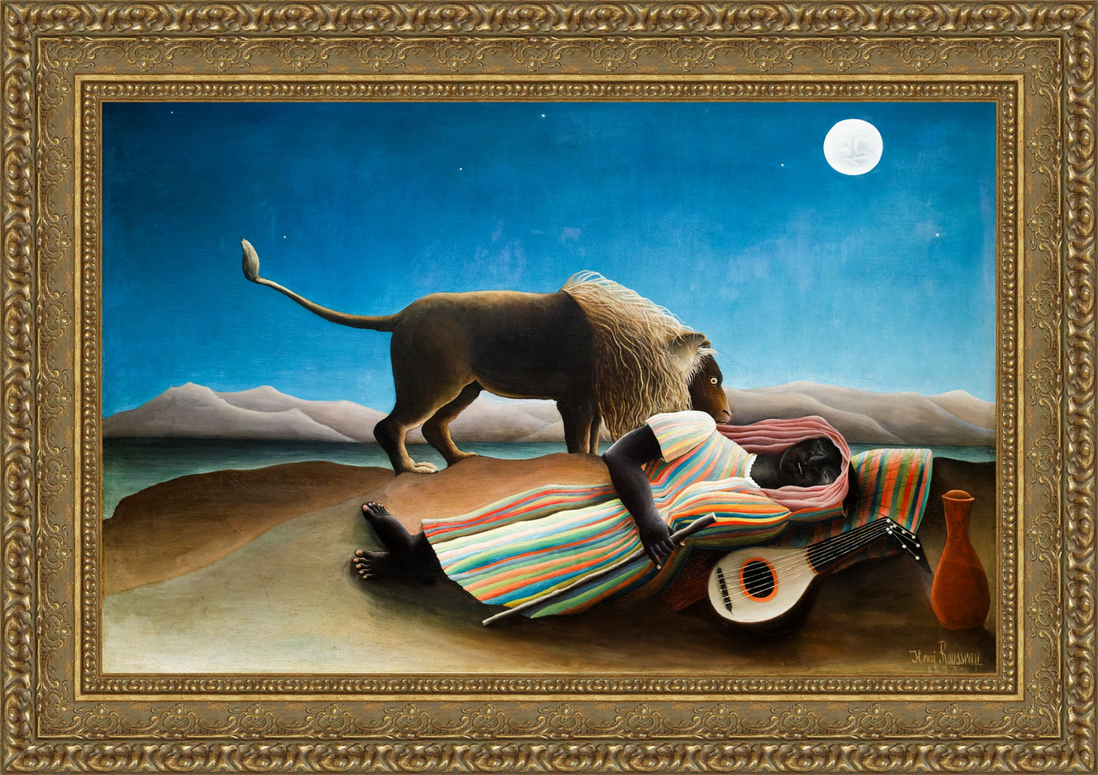 The Sleeping Gypsy (La Bohémienne endormie) – Henri Rousseau, 1897