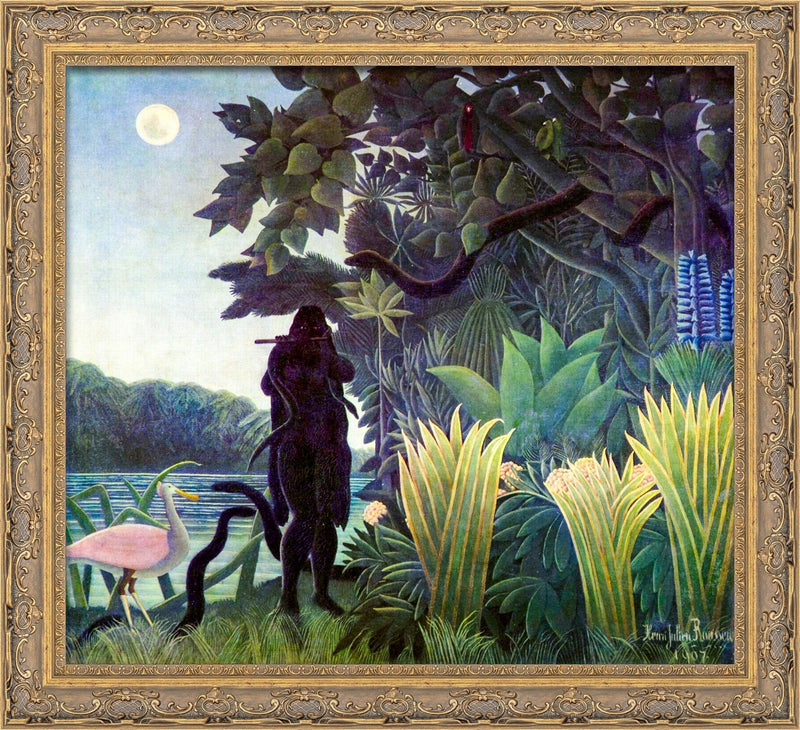 The Snake Charmer (La charmeuse de serpents) – Henri Rousseau, 1907