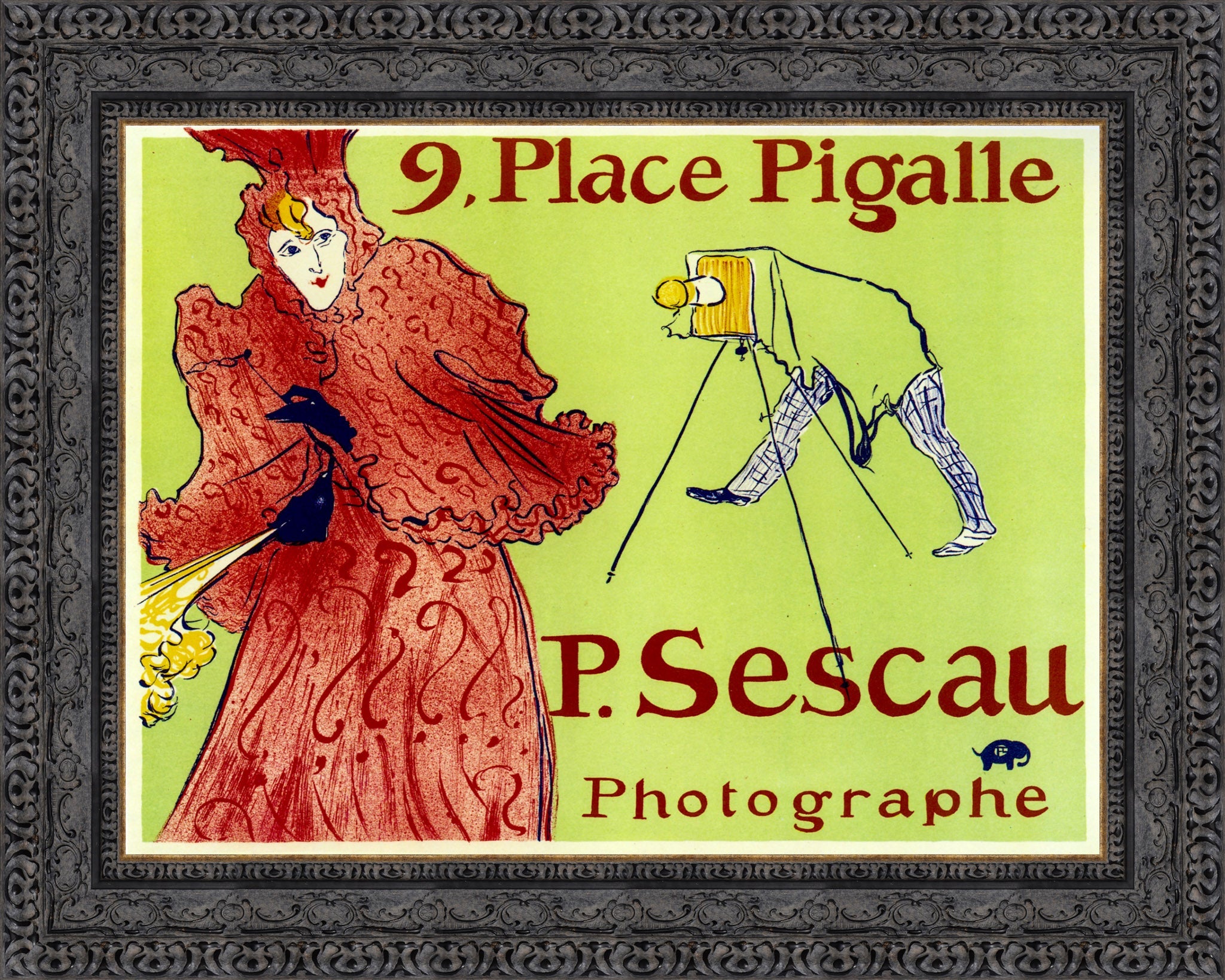 9, Place Pigalle (P. Sescau Photographe) – Henri de Toulouse - Lautrec, 1894 - Canvas Classics