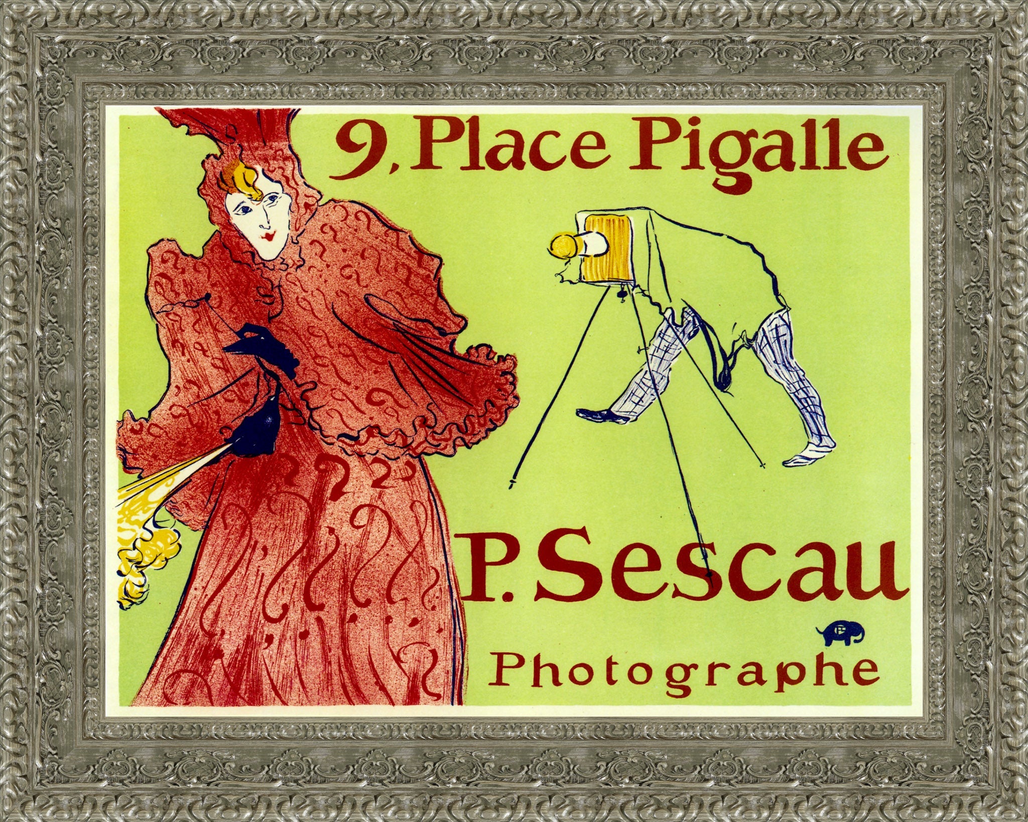 9, Place Pigalle (P. Sescau Photographe) – Henri de Toulouse - Lautrec, 1894 - Canvas Classics