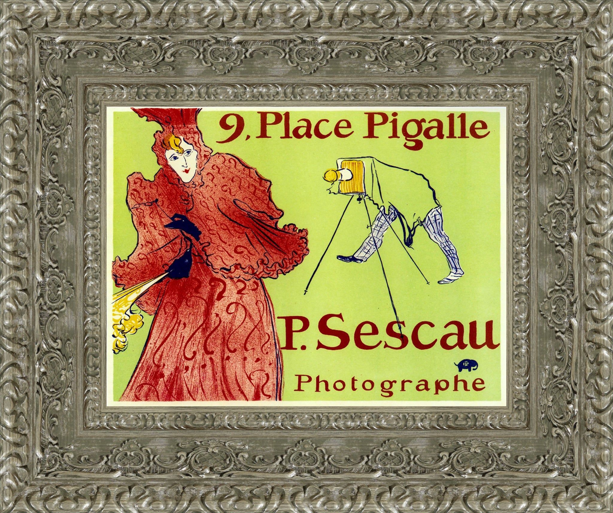 9, Place Pigalle (P. Sescau Photographe) – Henri de Toulouse - Lautrec, 1894 - Canvas Classics