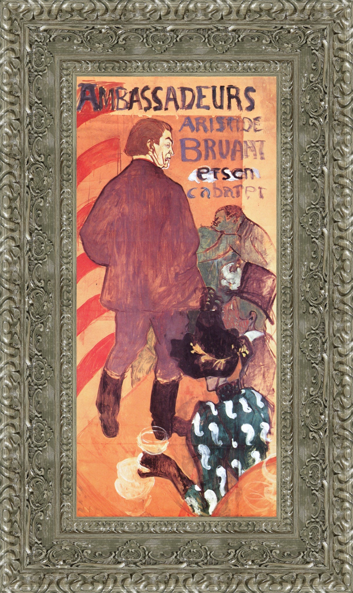 Ambassadeurs: Aristide Bruant – Henri de Toulouse - Lautrec, 1892 - Canvas Classics