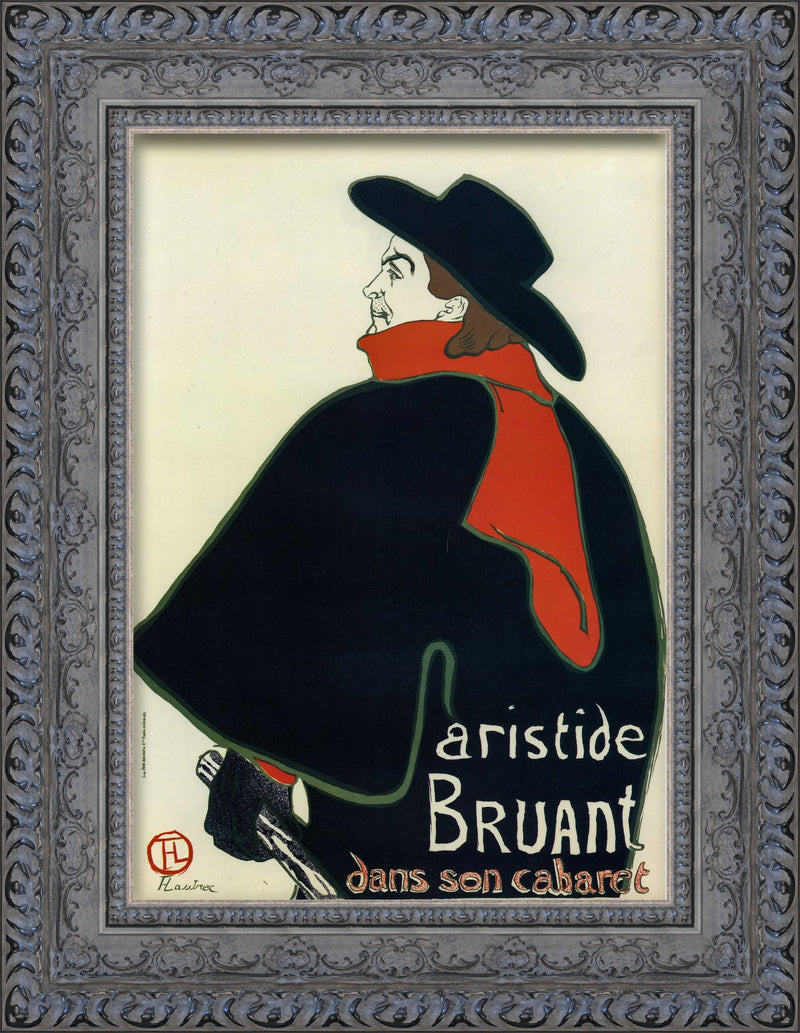 Aristide Bruant dans son cabaret – Henri de Toulouse-Lautrec, 1893