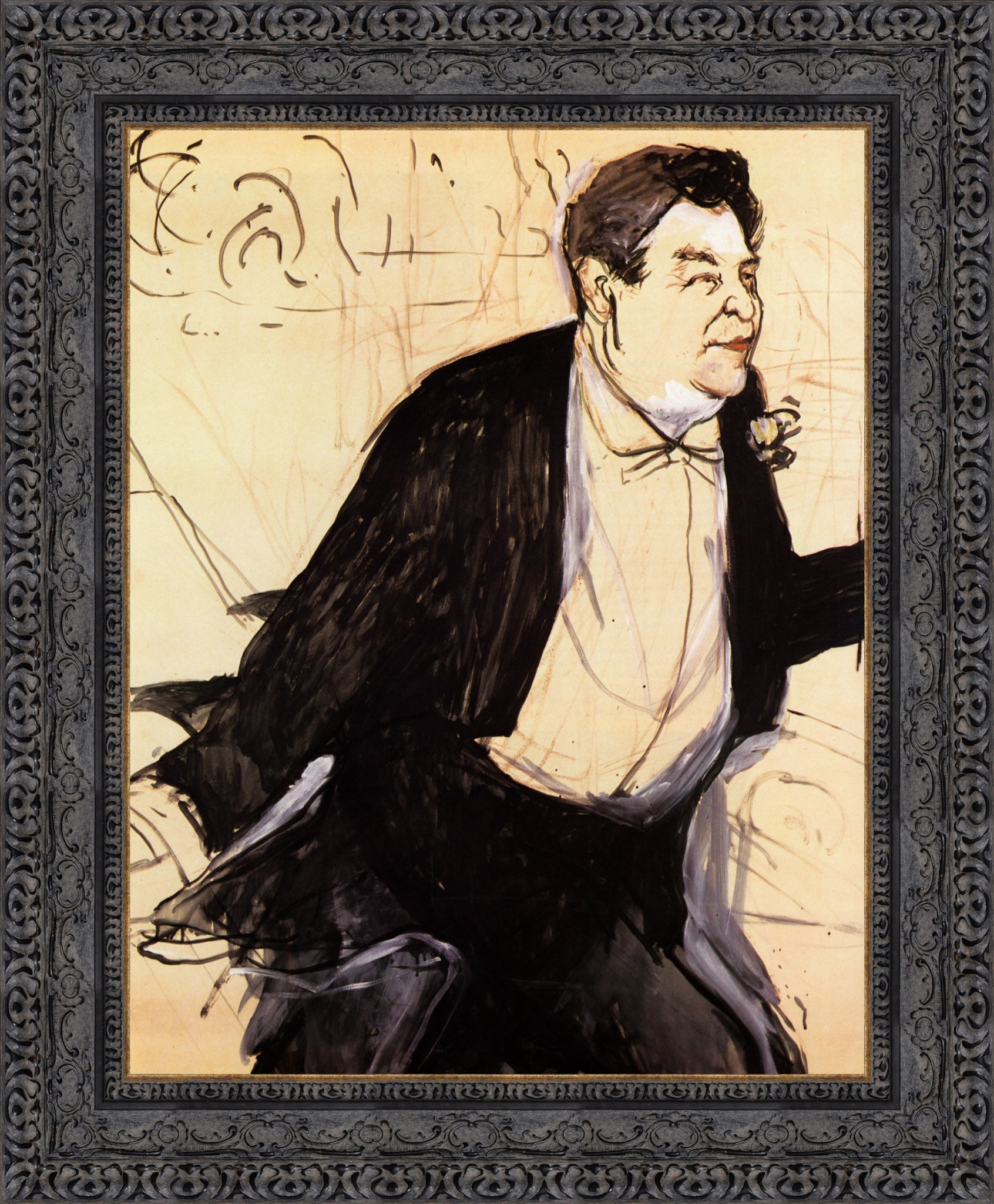 Caudieux (Study) – Henri de Toulouse - Lautrec, 1893 - Canvas Classics