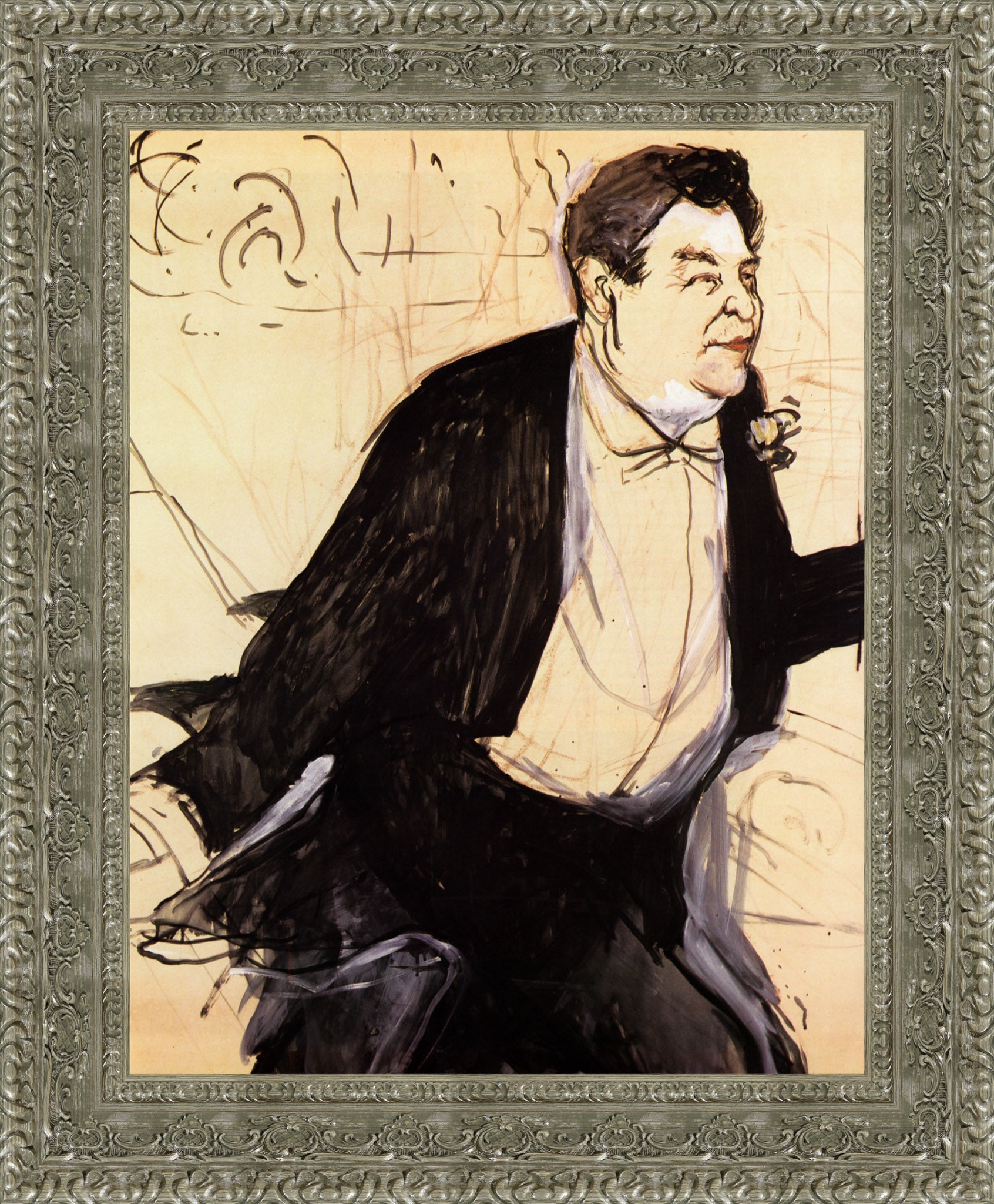 Caudieux (Study) – Henri de Toulouse - Lautrec, 1893 - Canvas Classics