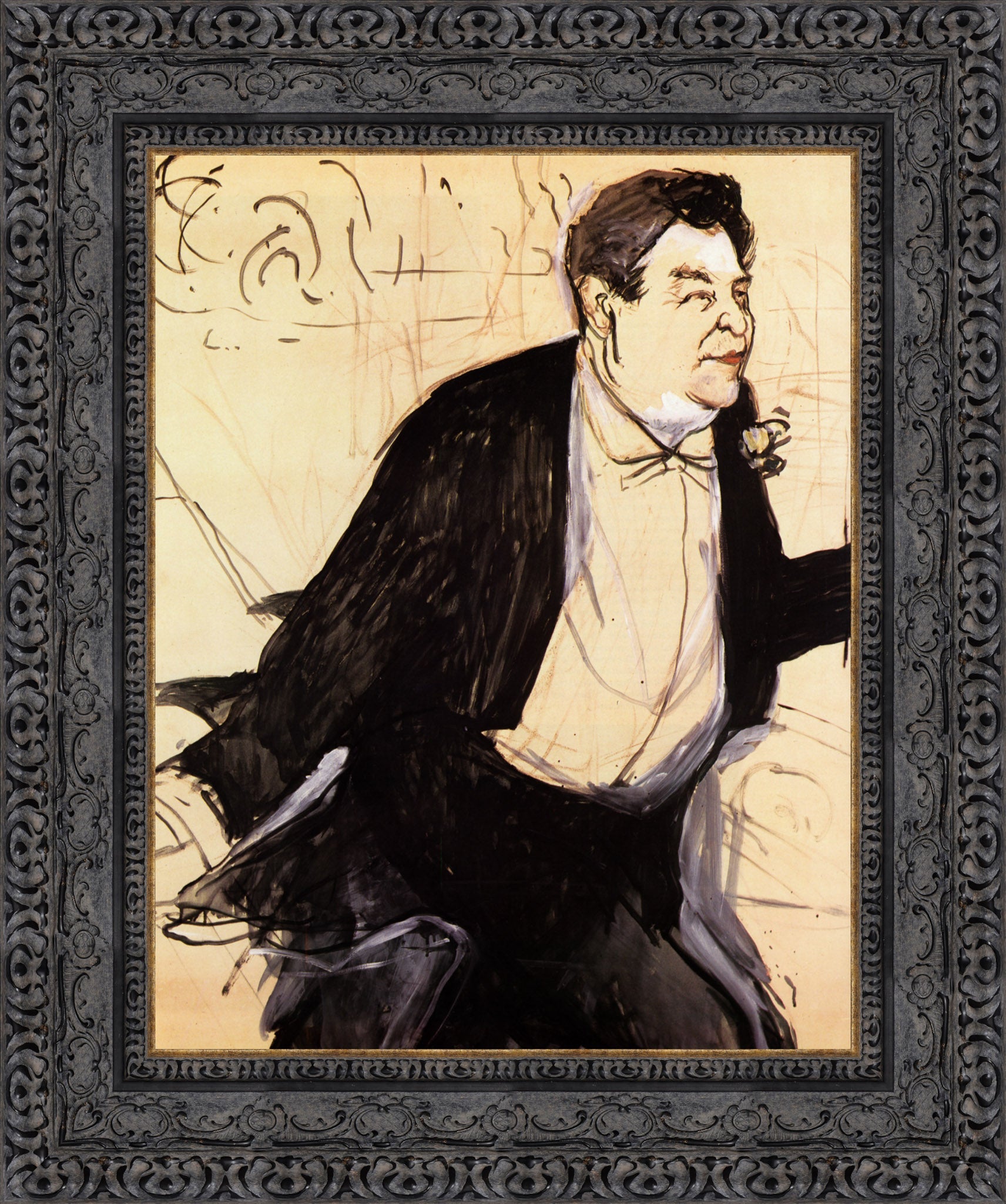 Caudieux (Study) – Henri de Toulouse - Lautrec, 1893 - Canvas Classics