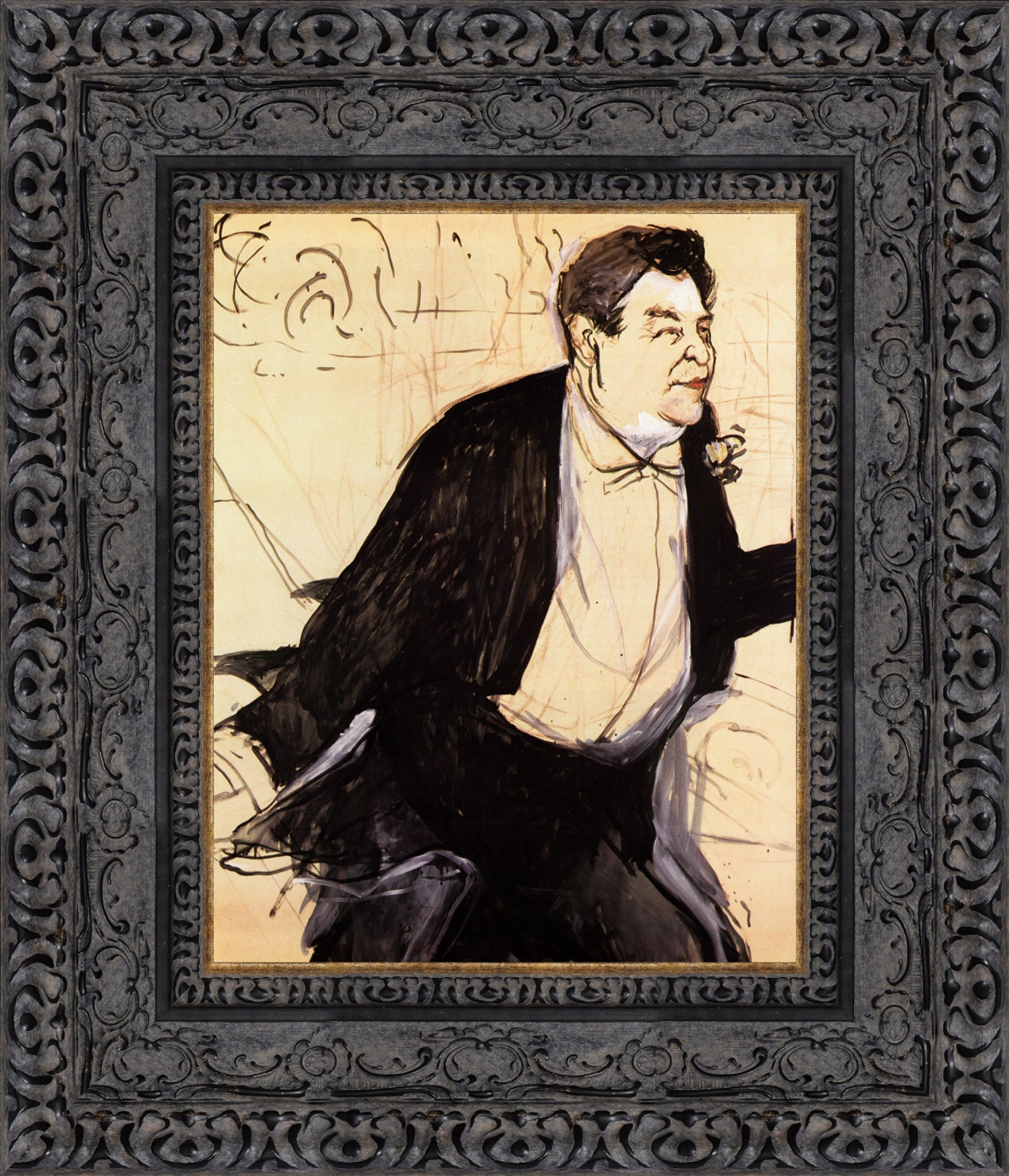 Caudieux (Study) – Henri de Toulouse - Lautrec, 1893 - Canvas Classics