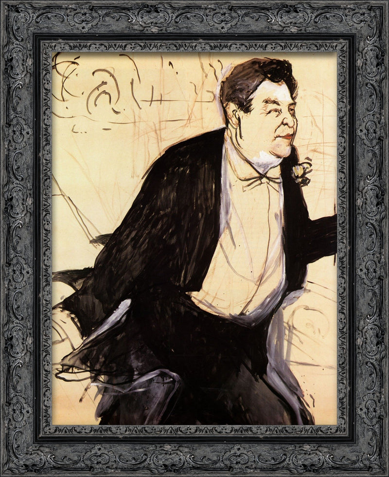 Caudieux (Study) – Henri de Toulouse-Lautrec, 1893