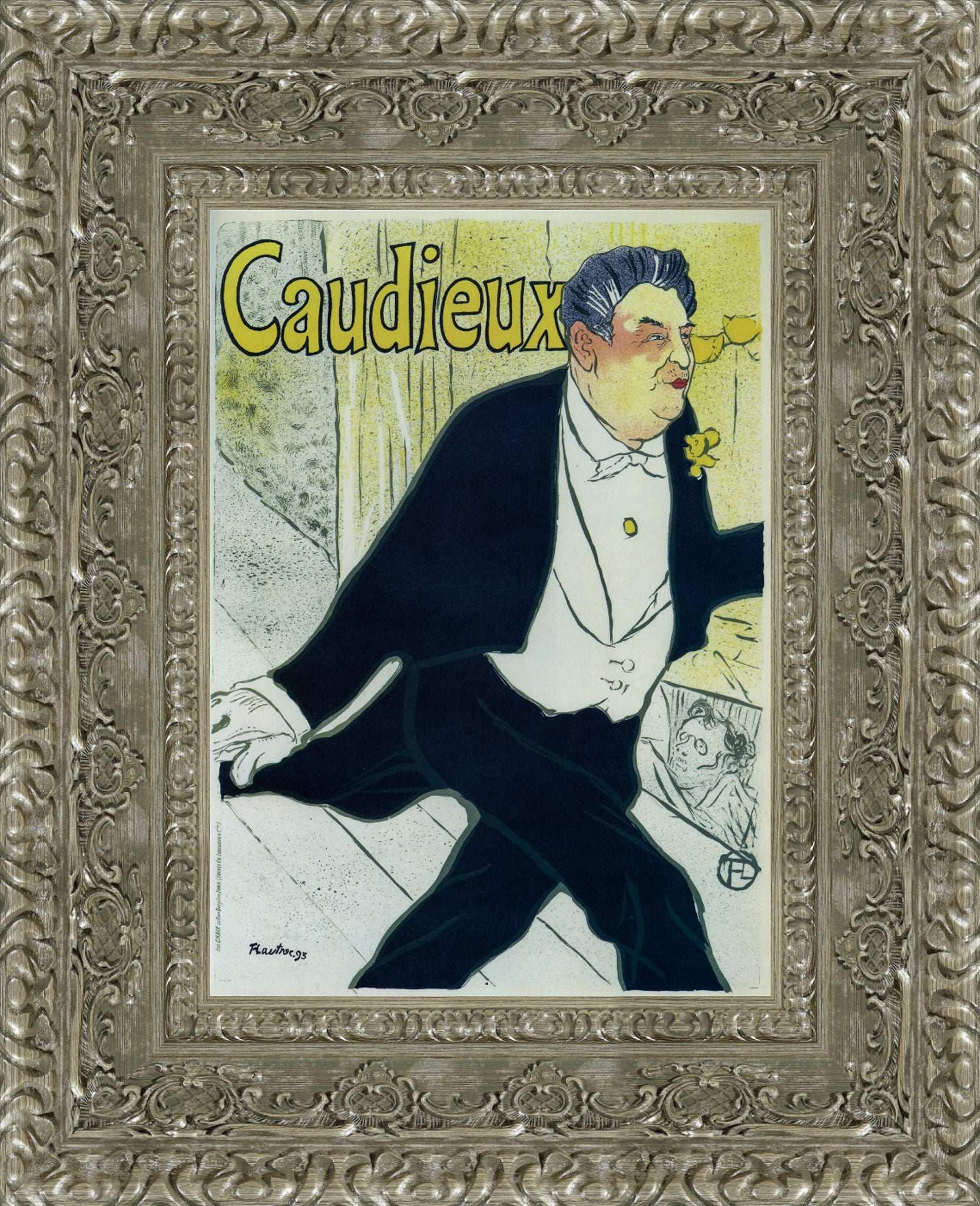 Caudieux – Henri de Toulouse - Lautrec, 1893 - Canvas Classics