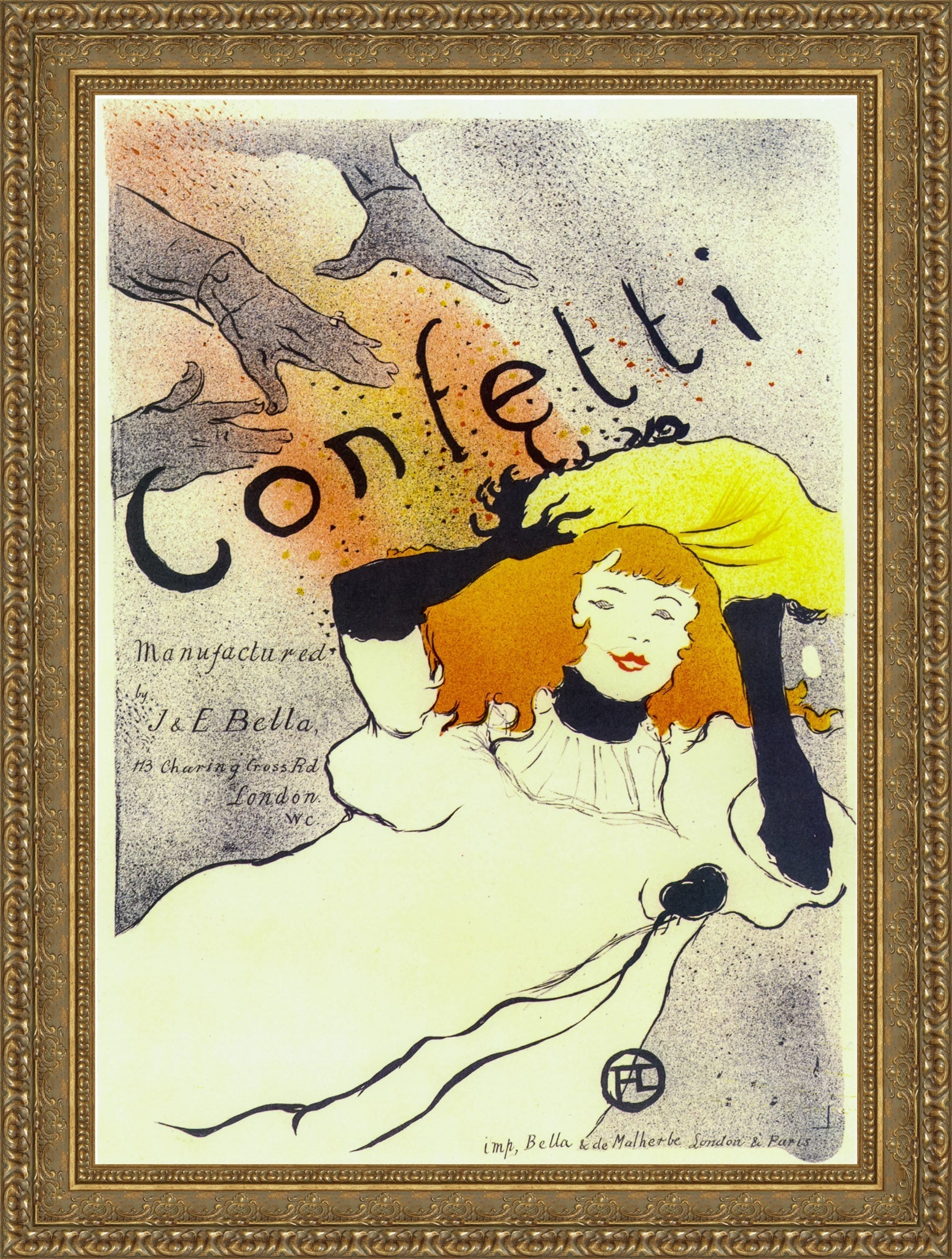 Confetti – Henri de Toulouse - Lautrec, 1894 - Canvas Classics