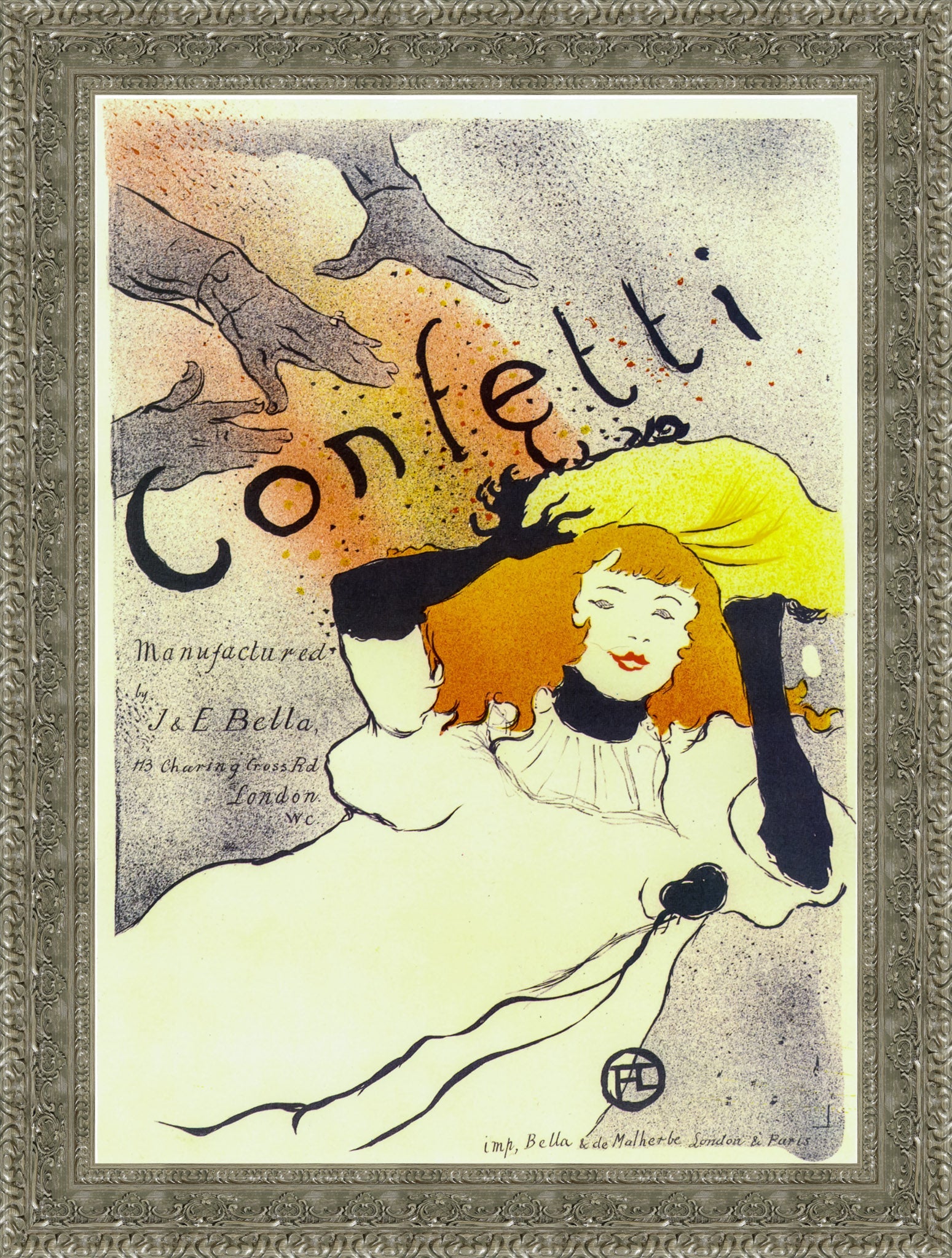 Confetti – Henri de Toulouse - Lautrec, 1894 - Canvas Classics