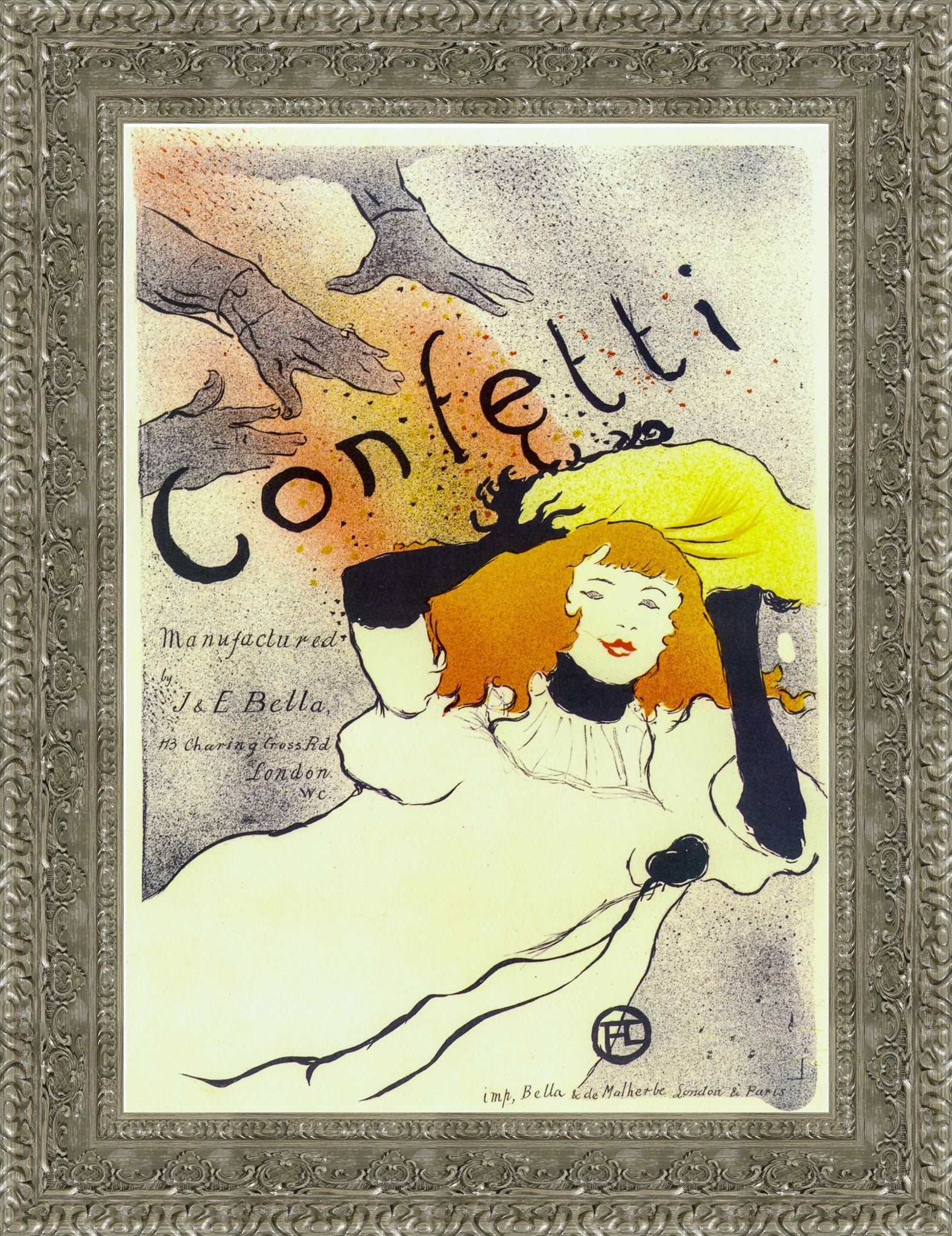 Confetti – Henri de Toulouse - Lautrec, 1894 - Canvas Classics