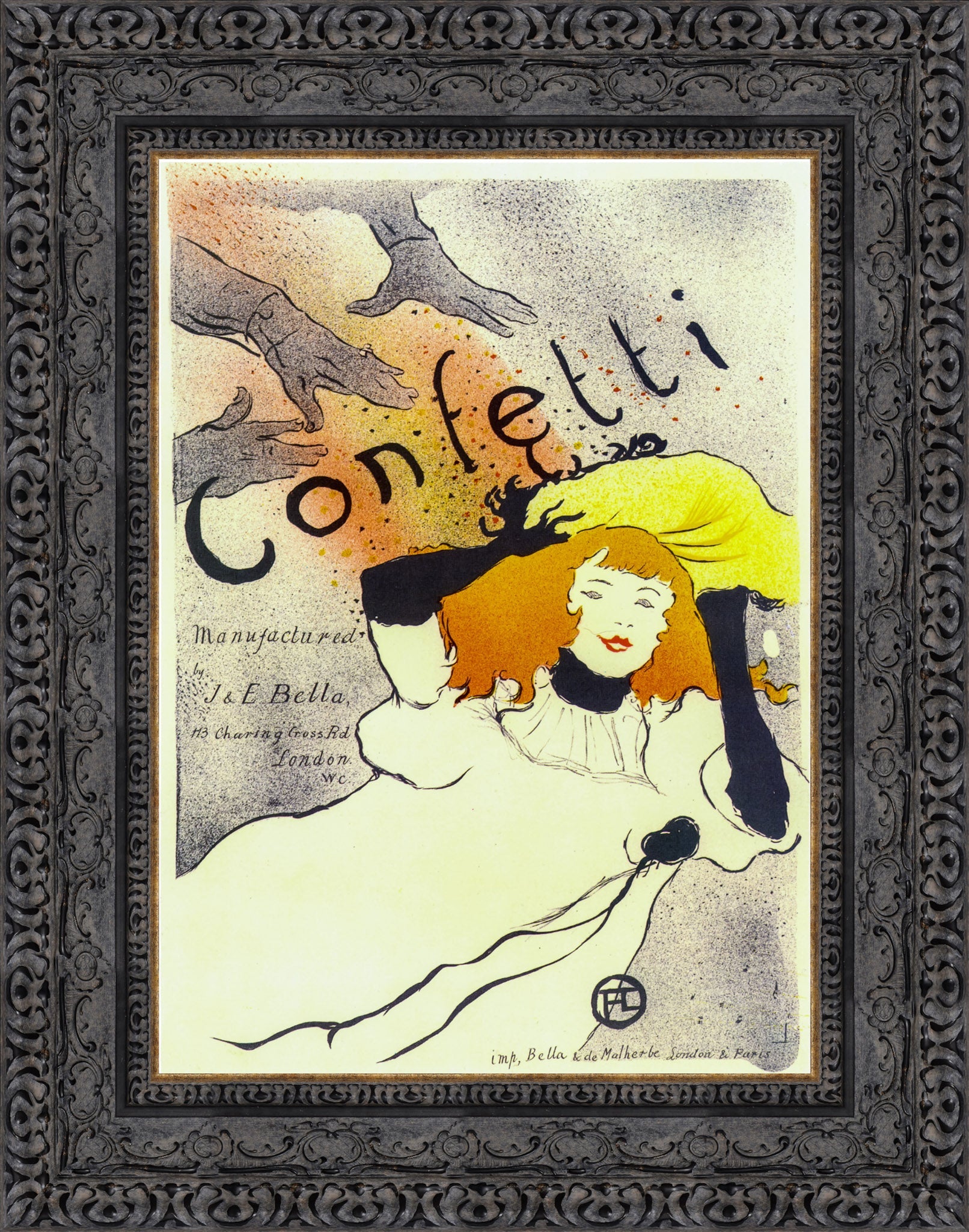 Confetti – Henri de Toulouse - Lautrec, 1894 - Canvas Classics