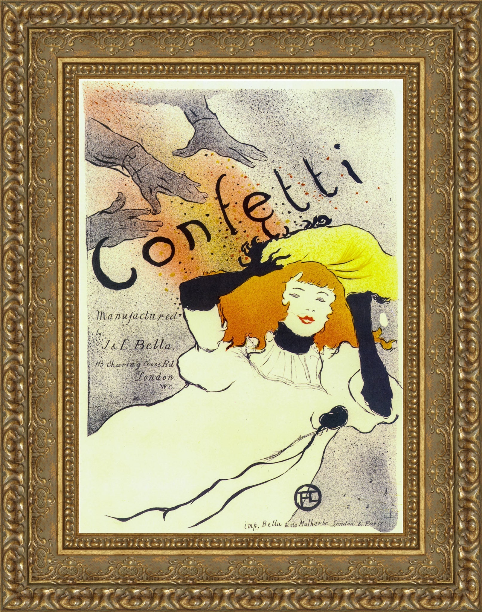 Confetti – Henri de Toulouse - Lautrec, 1894 - Canvas Classics