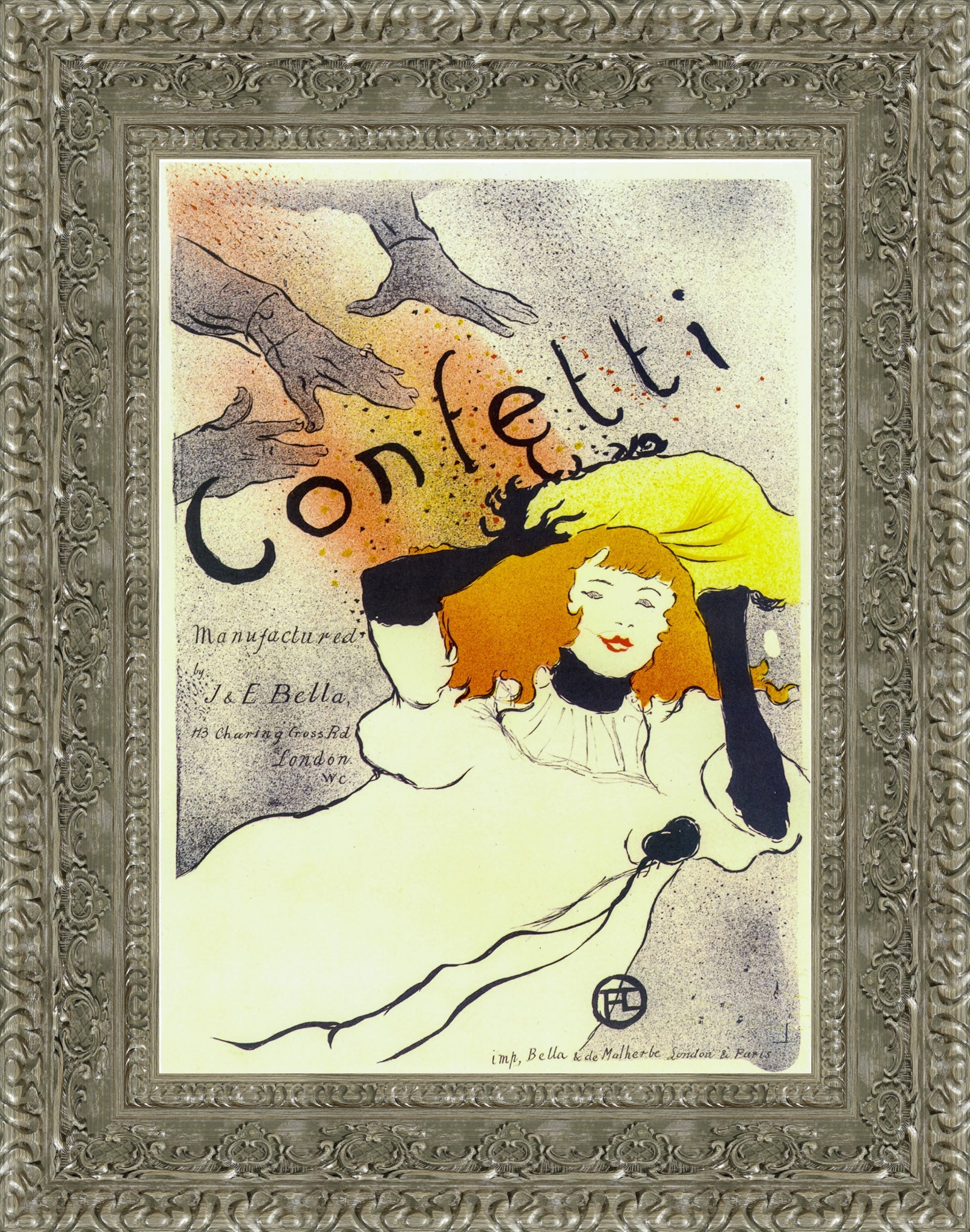 Confetti – Henri de Toulouse - Lautrec, 1894 - Canvas Classics