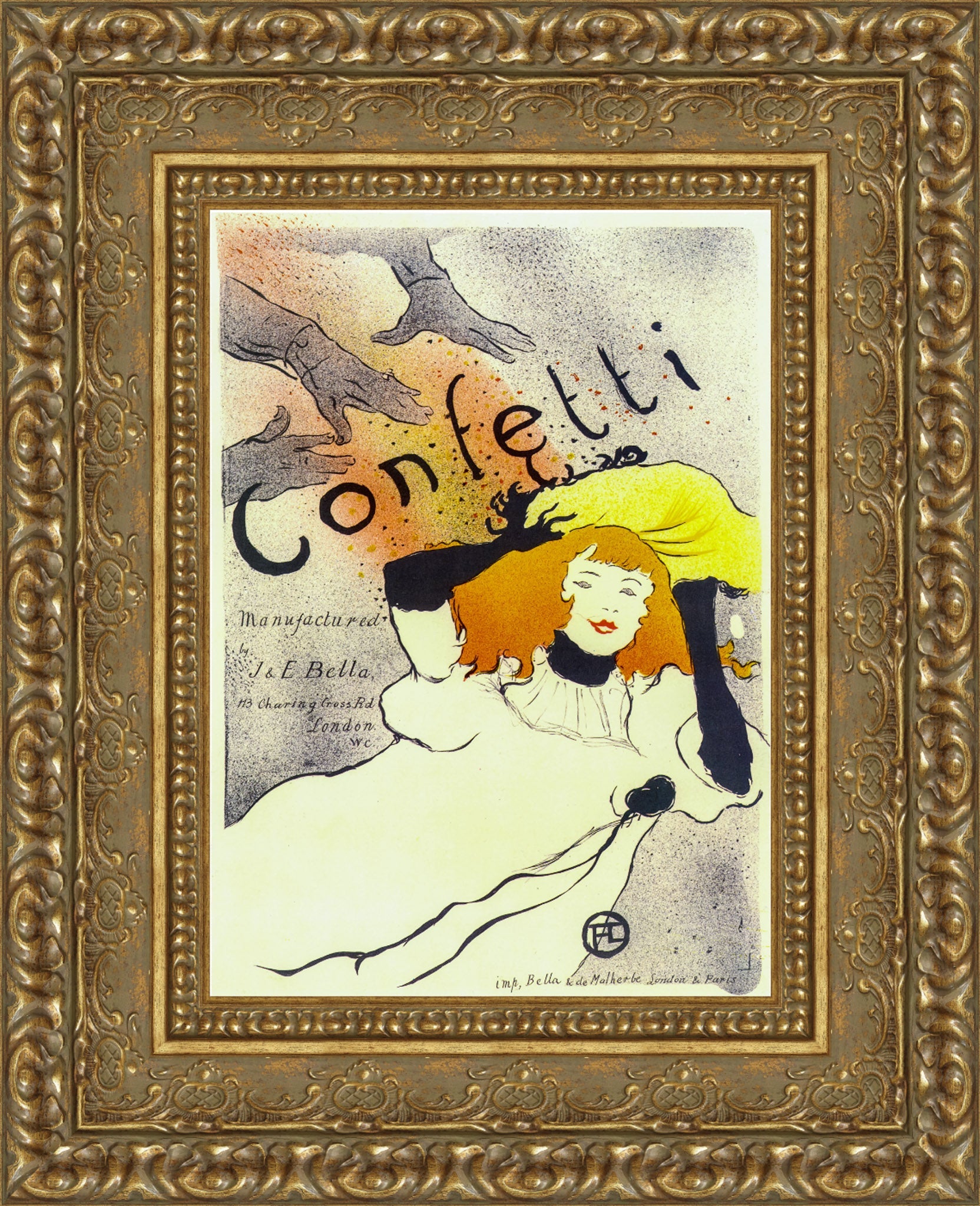 Confetti – Henri de Toulouse - Lautrec, 1894 - Canvas Classics