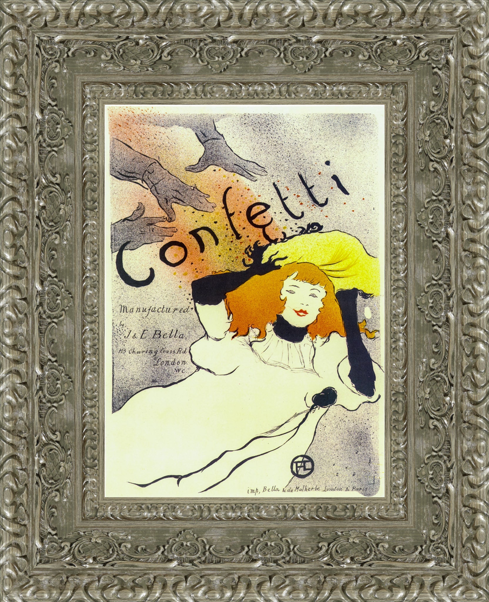 Confetti – Henri de Toulouse - Lautrec, 1894 - Canvas Classics