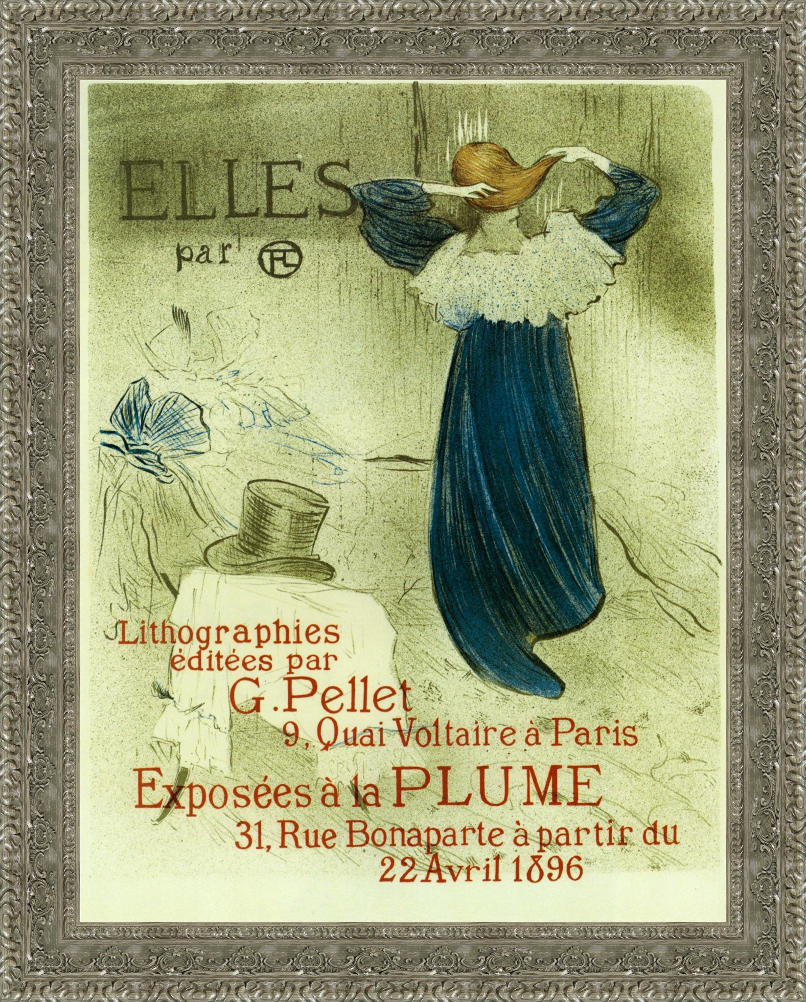 Elles, Frontispiece – Henri de Toulouse - Lautrec, 1896 - Canvas Classics