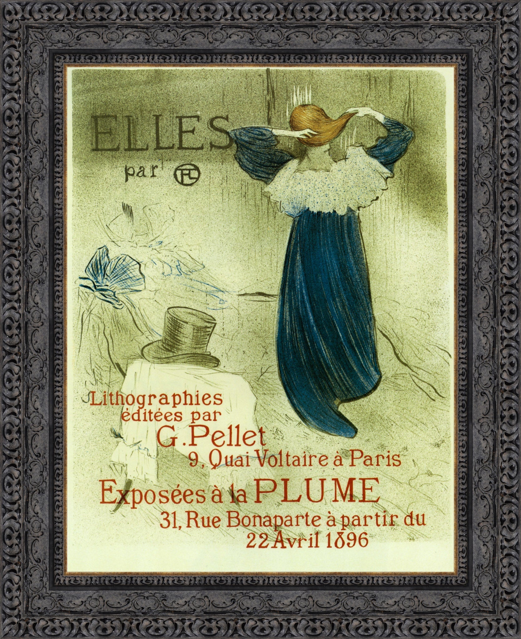 Elles, Frontispiece – Henri de Toulouse - Lautrec, 1896 - Canvas Classics