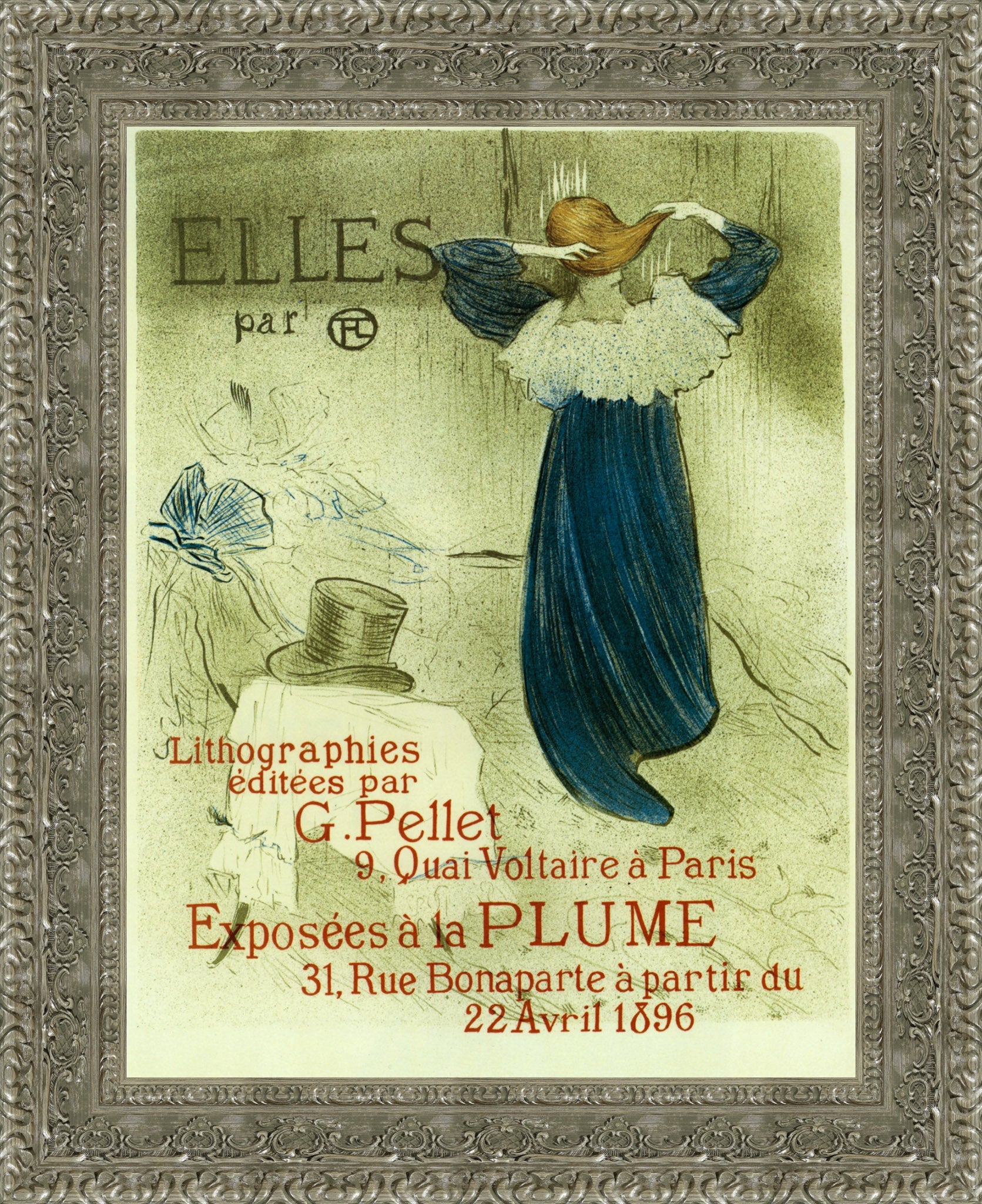 Elles, Frontispiece – Henri de Toulouse - Lautrec, 1896 - Canvas Classics