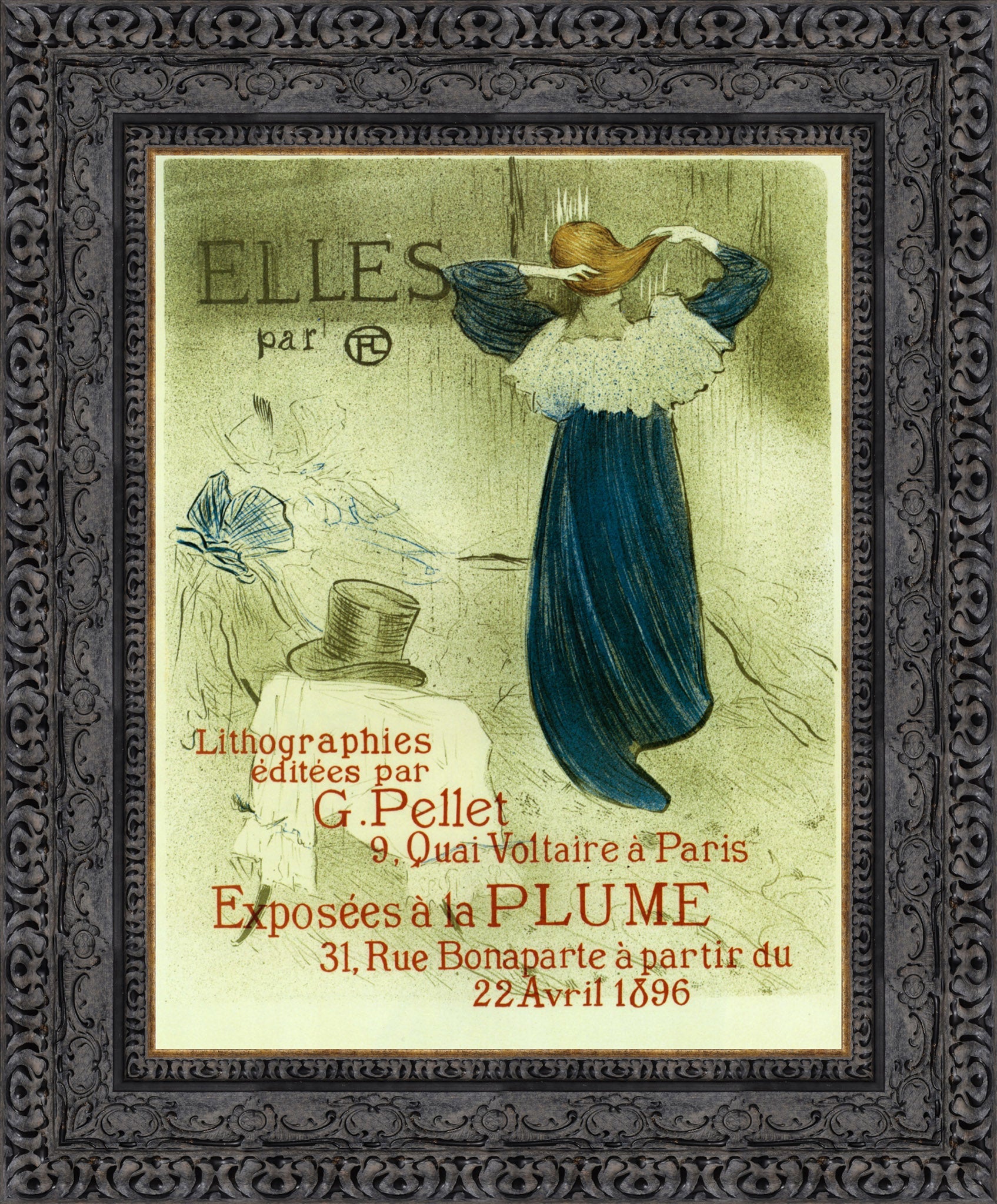 Elles, Frontispiece – Henri de Toulouse - Lautrec, 1896 - Canvas Classics