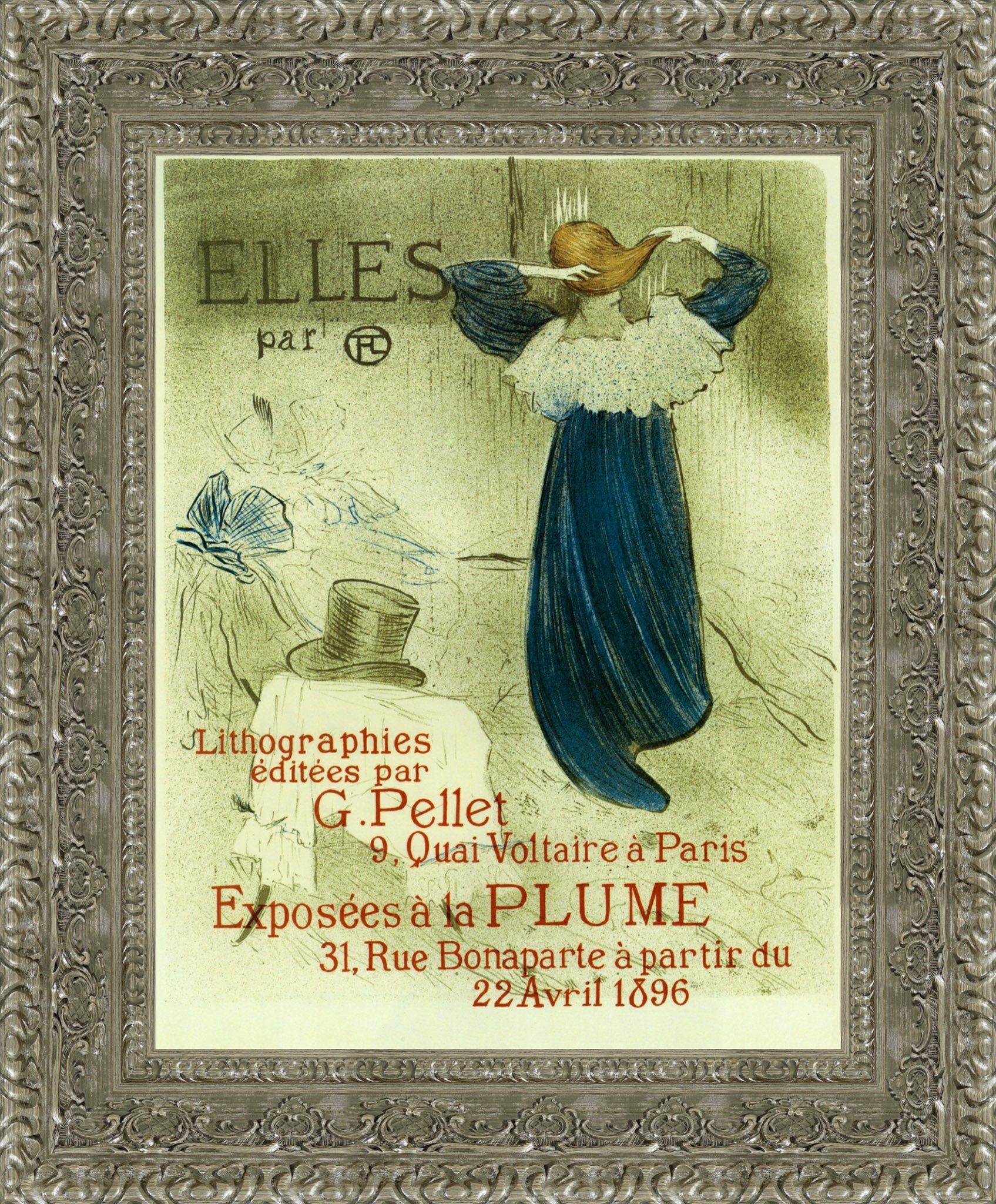 Elles, Frontispiece – Henri de Toulouse - Lautrec, 1896 - Canvas Classics