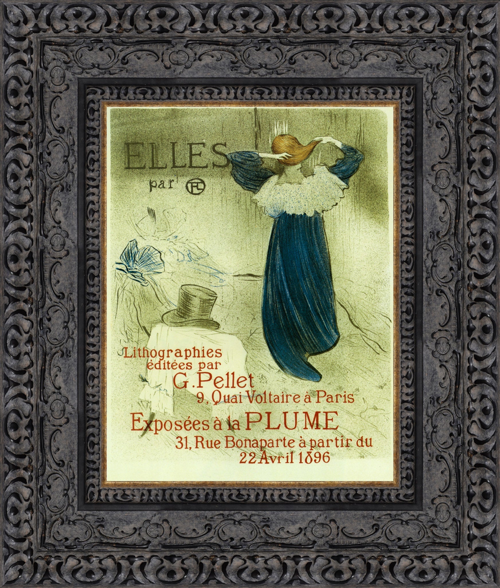 Elles, Frontispiece – Henri de Toulouse - Lautrec, 1896 - Canvas Classics