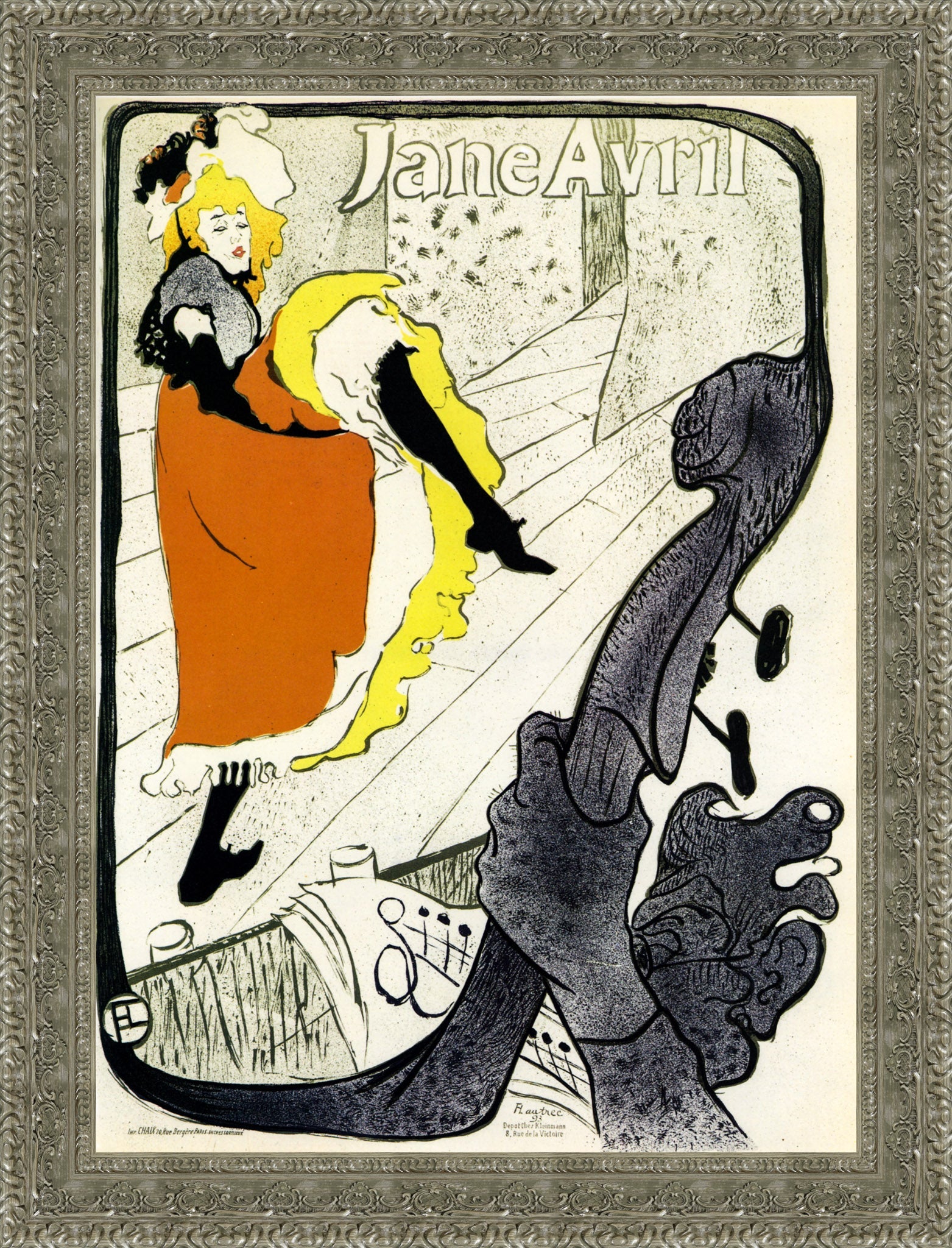 Jane Avril – Henri de Toulouse - Lautrec, 1893 - Canvas Classics