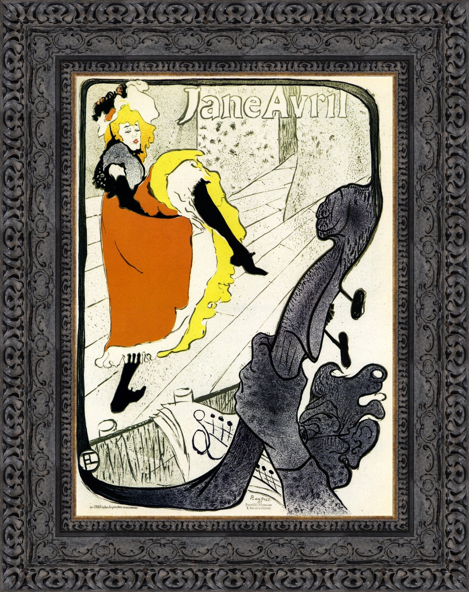 Jane Avril – Henri de Toulouse - Lautrec, 1893 - Canvas Classics