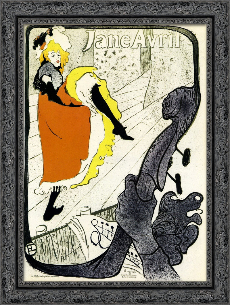 Jane Avril – Henri de Toulouse-Lautrec, 1893