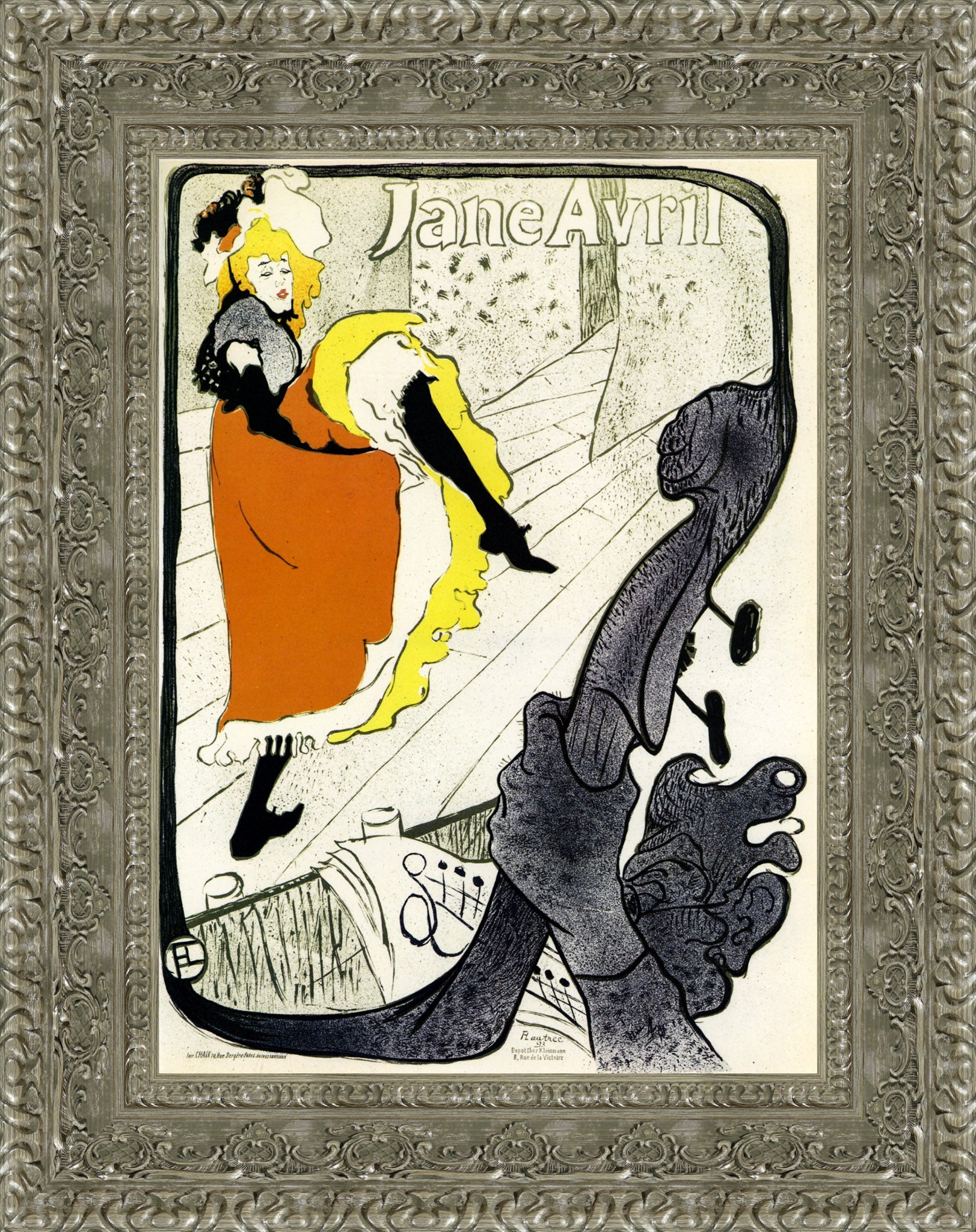 Jane Avril – Henri de Toulouse - Lautrec, 1893 - Canvas Classics