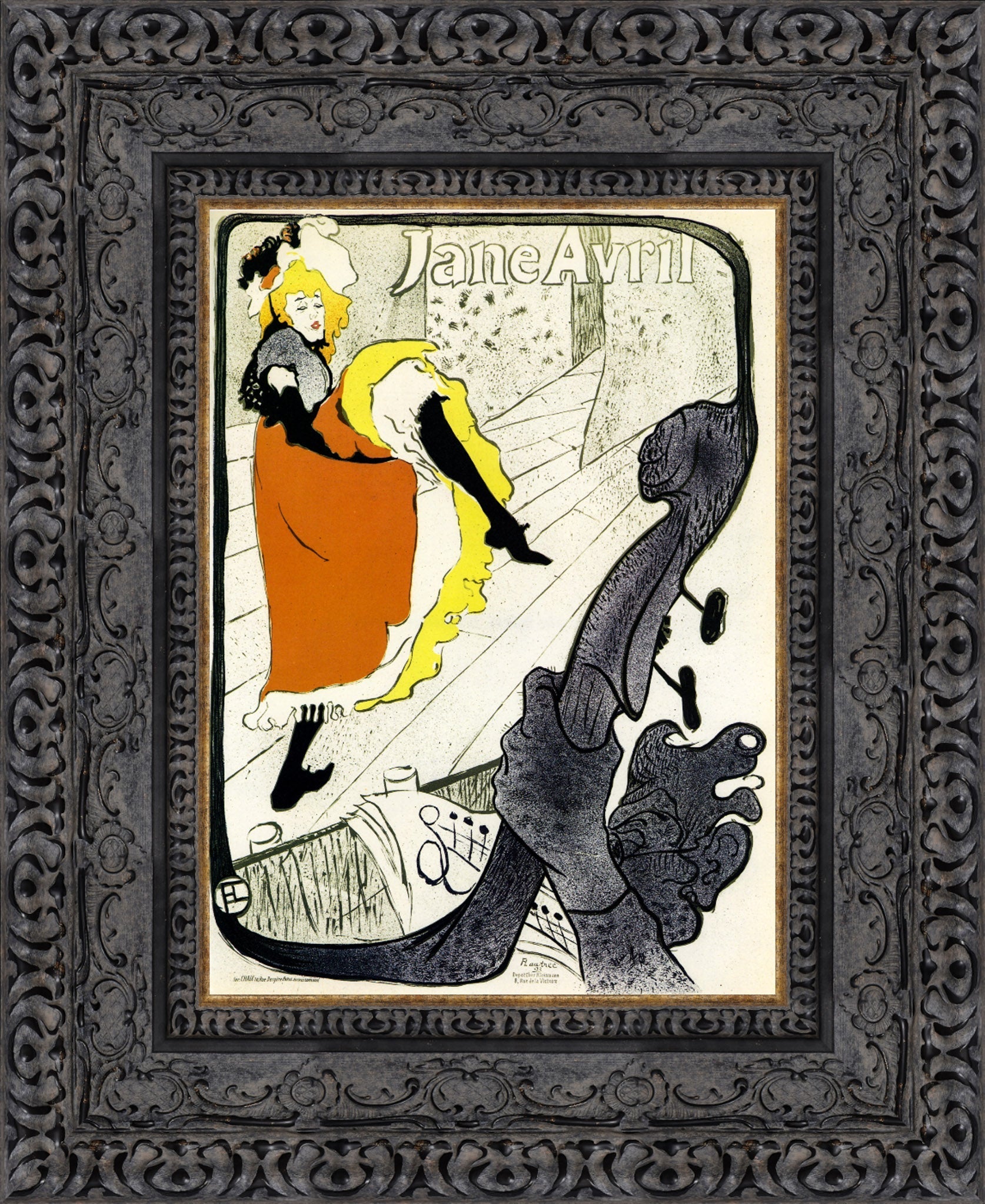 Jane Avril – Henri de Toulouse - Lautrec, 1893 - Canvas Classics