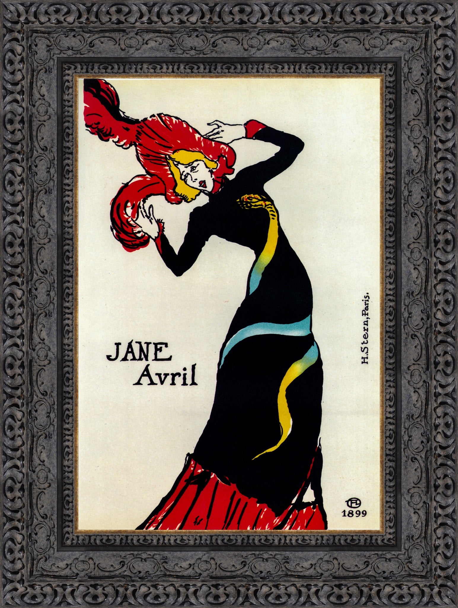 Jane Avril – Henri de Toulouse - Lautrec, 1899 - Canvas Classics
