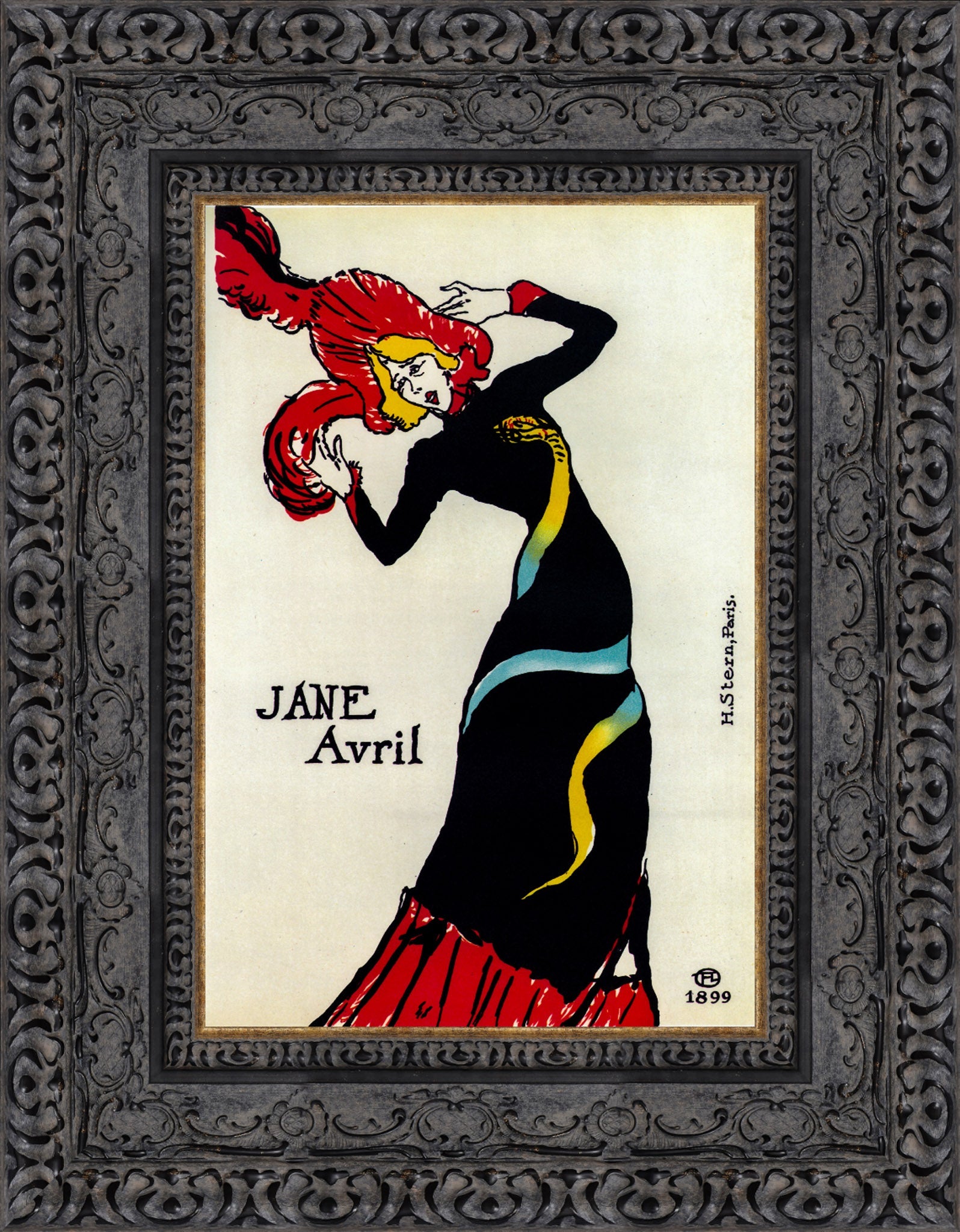 Jane Avril – Henri de Toulouse - Lautrec, 1899 - Canvas Classics