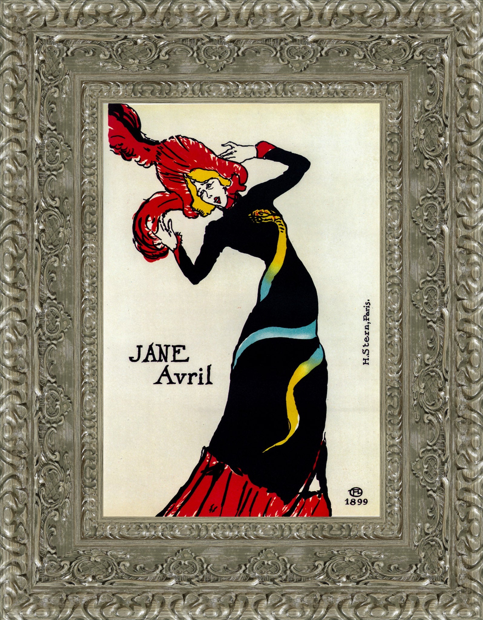 Jane Avril – Henri de Toulouse - Lautrec, 1899 - Canvas Classics