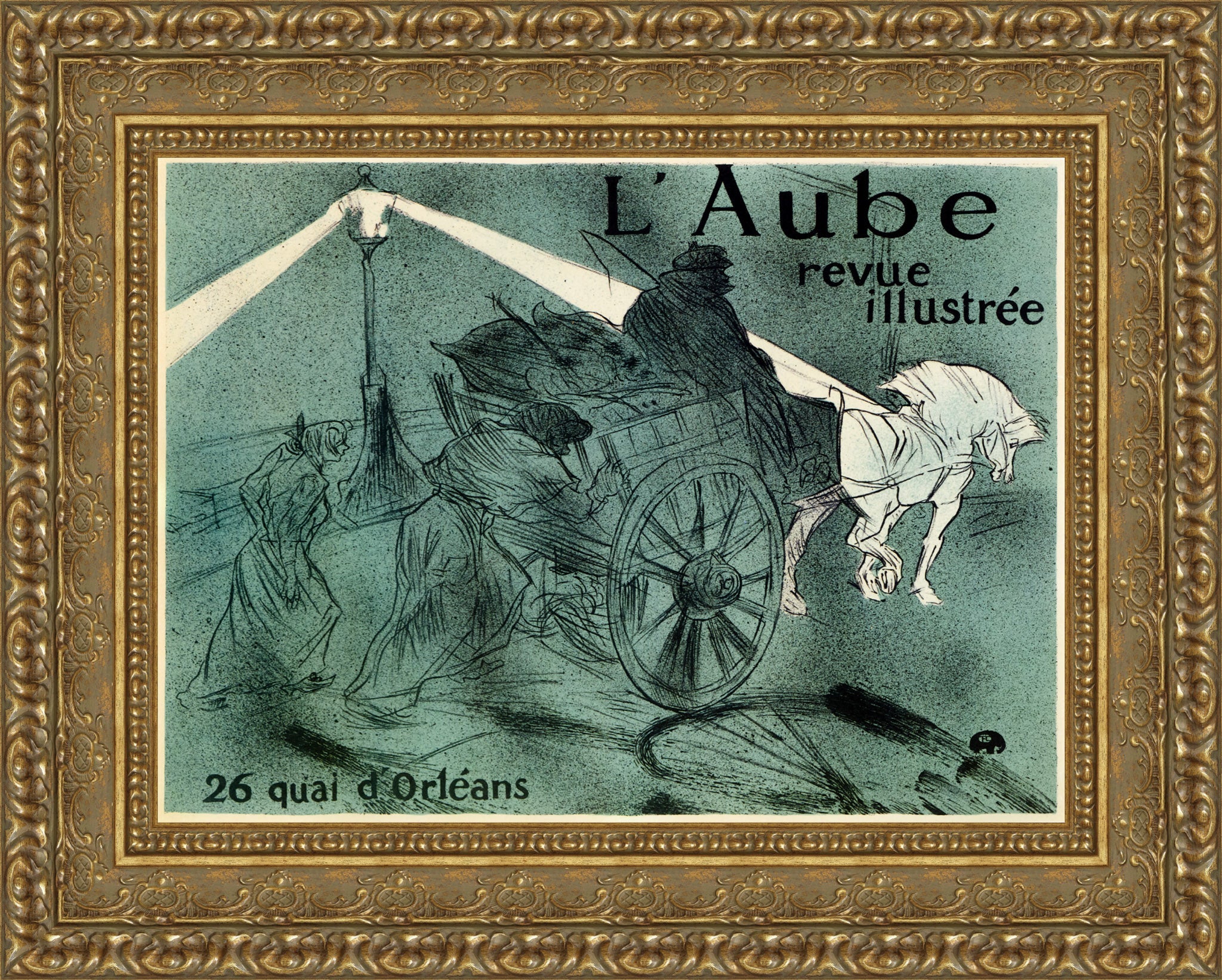 L'Aube (The Dawn) – Henri de Toulouse - Lautrec, 1896 - Canvas Classics