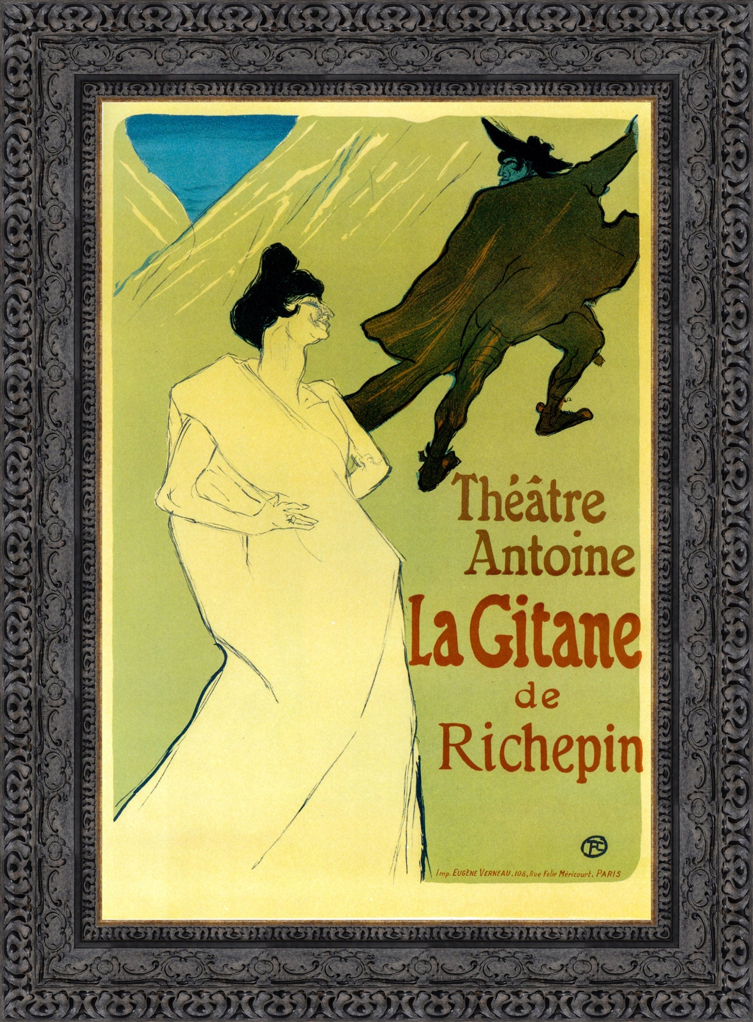 La Gitane de Richepin – Henri de Toulouse - Lautrec, 1900 - Canvas Classics