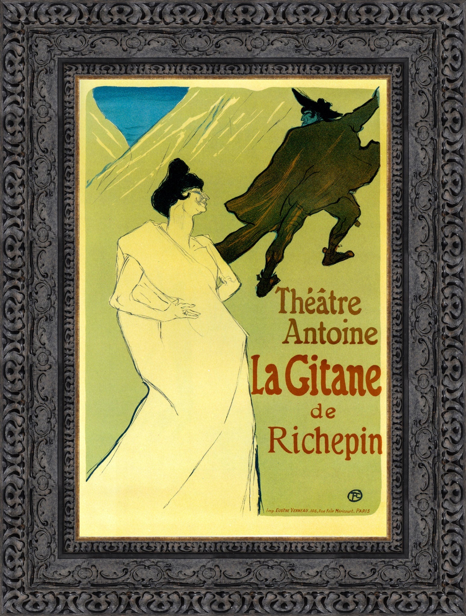 La Gitane de Richepin – Henri de Toulouse - Lautrec, 1900 - Canvas Classics