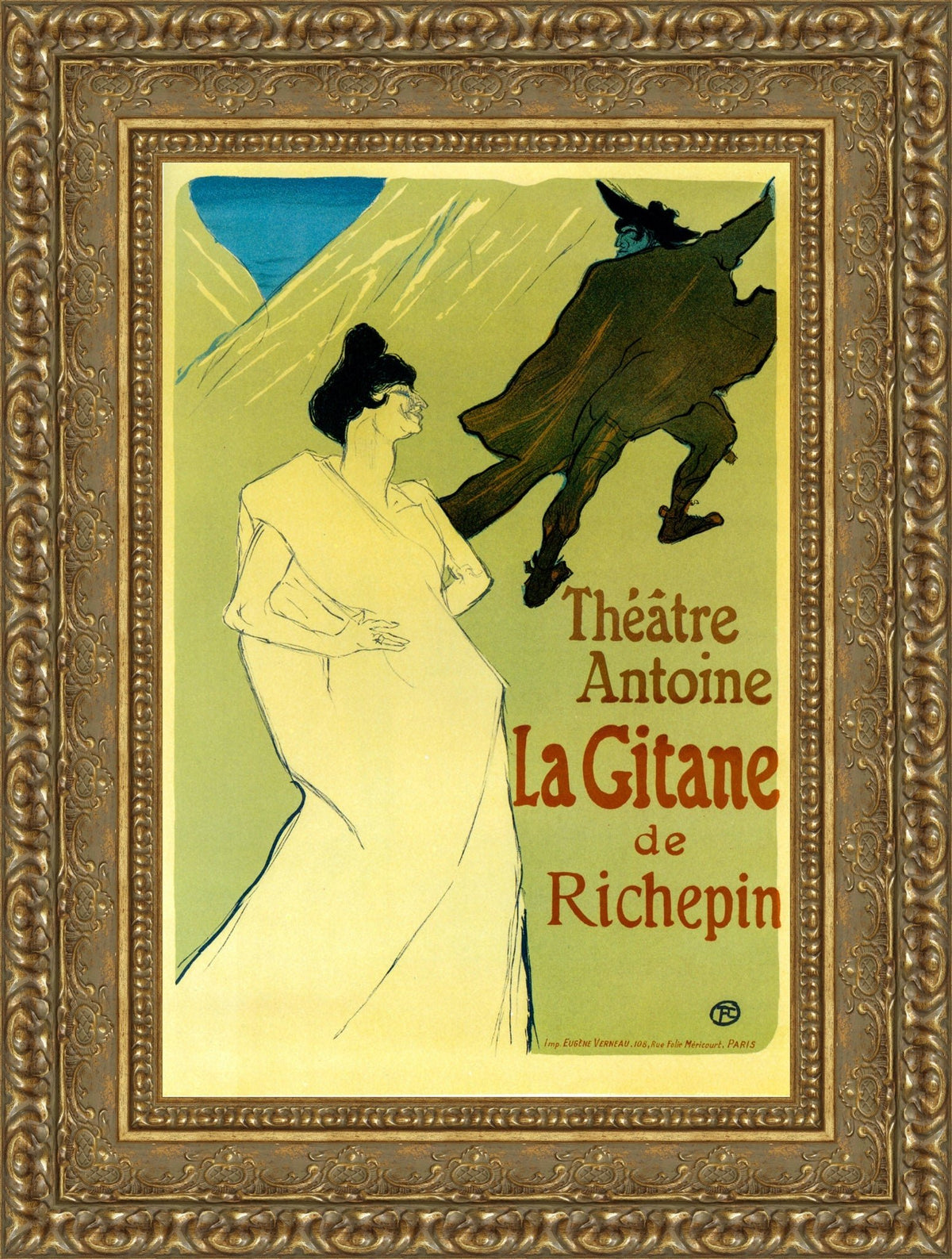 La Gitane de Richepin – Henri de Toulouse-Lautrec, 1900