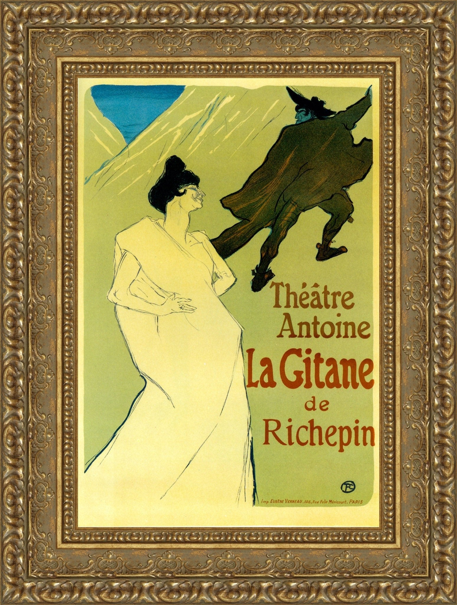 La Gitane de Richepin – Henri de Toulouse - Lautrec, 1900 - Canvas Classics