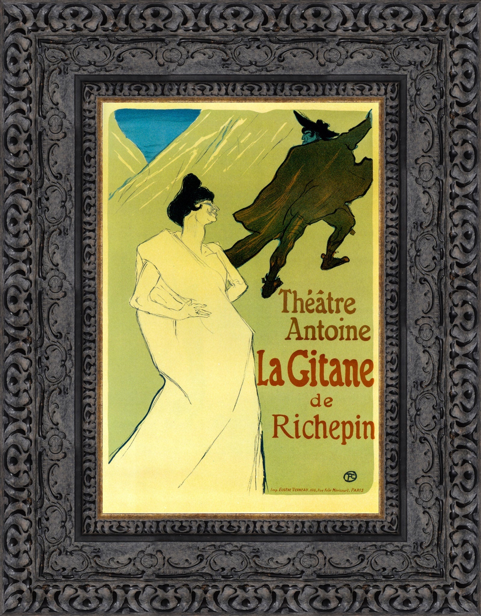 La Gitane de Richepin – Henri de Toulouse - Lautrec, 1900 - Canvas Classics
