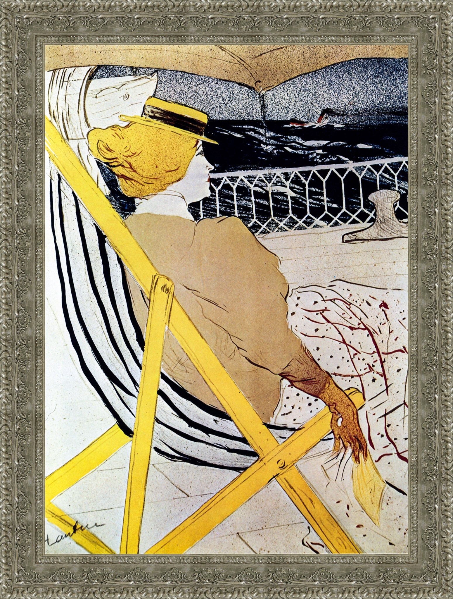 La Passagère du 54 – Henri de Toulouse - Lautrec, 1896 - Canvas Classics