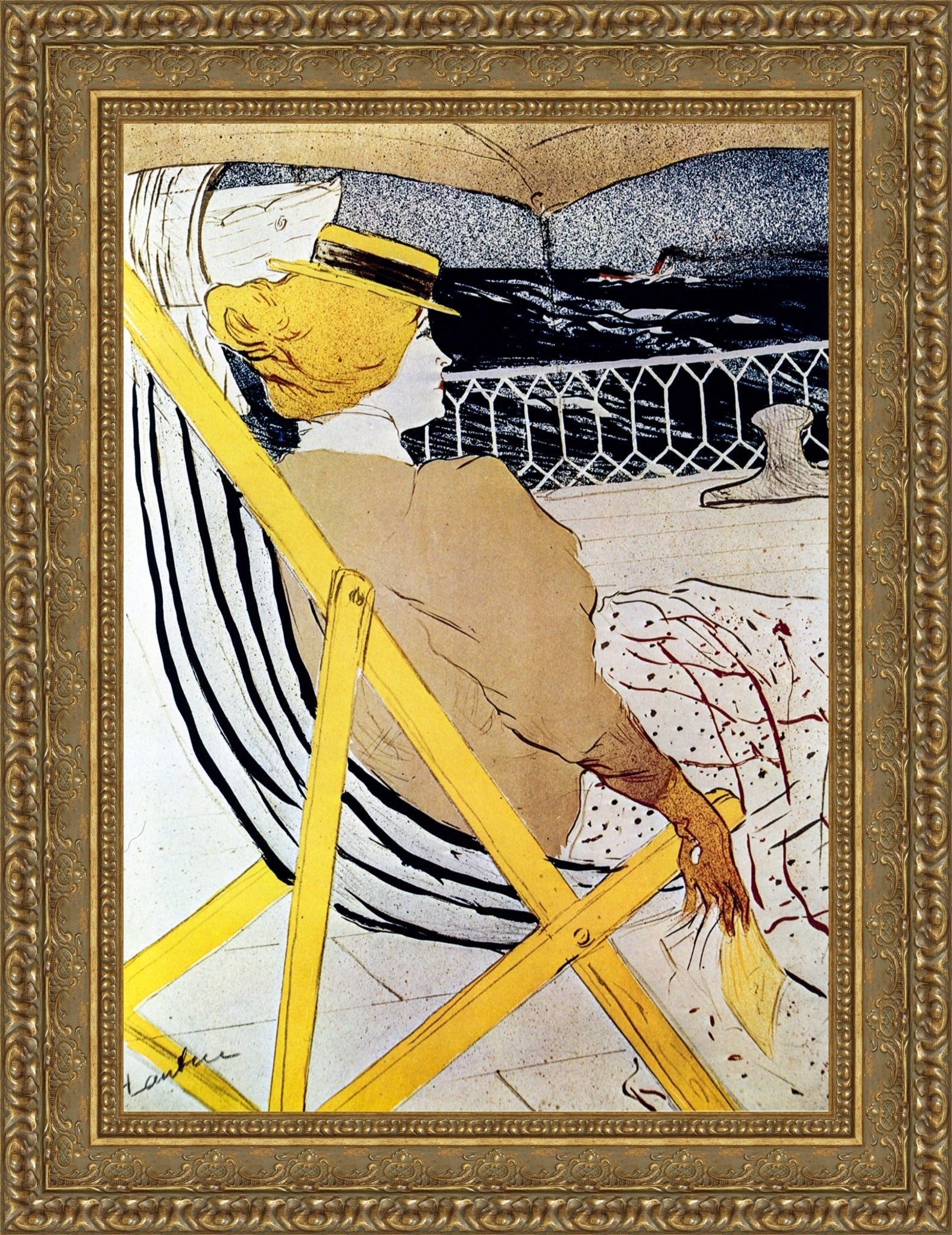 La Passagère du 54 – Henri de Toulouse - Lautrec, 1896 - Canvas Classics